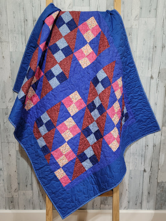 Vintage Quilted Throw