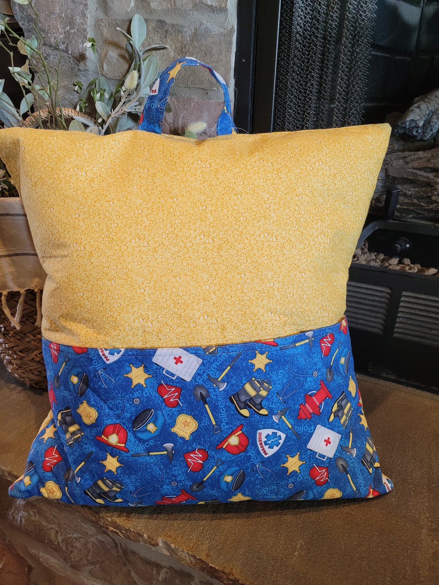 First Responder Reading Pocket PIllow