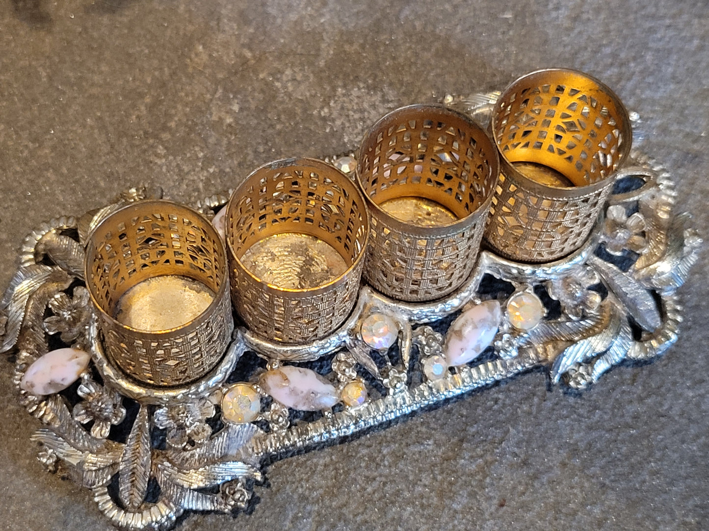 Vintage Sam Fink Lipstick Holder