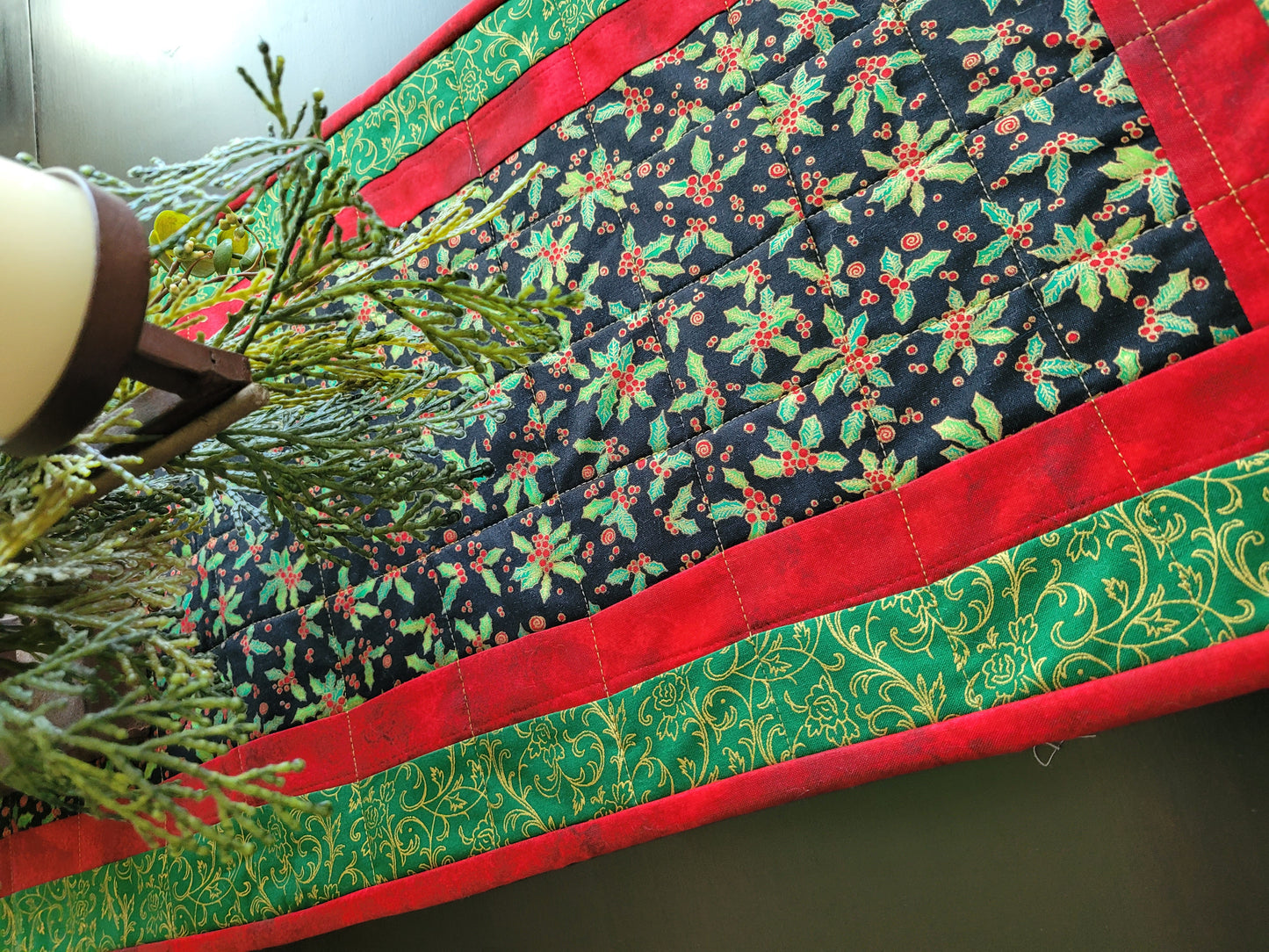Handmade Christmas Table Runner