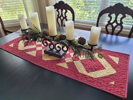 Handmade Christmas Table Runner
