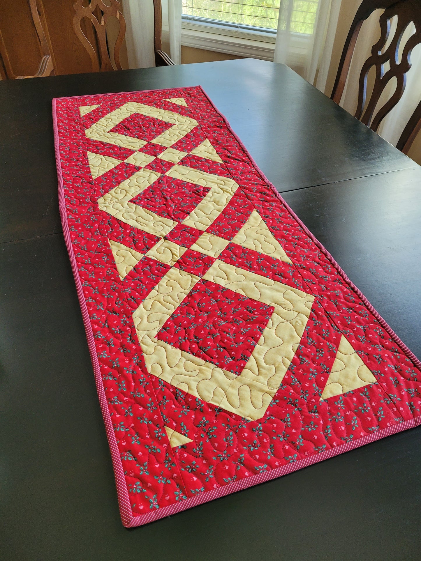 Handmade Christmas Table Runner