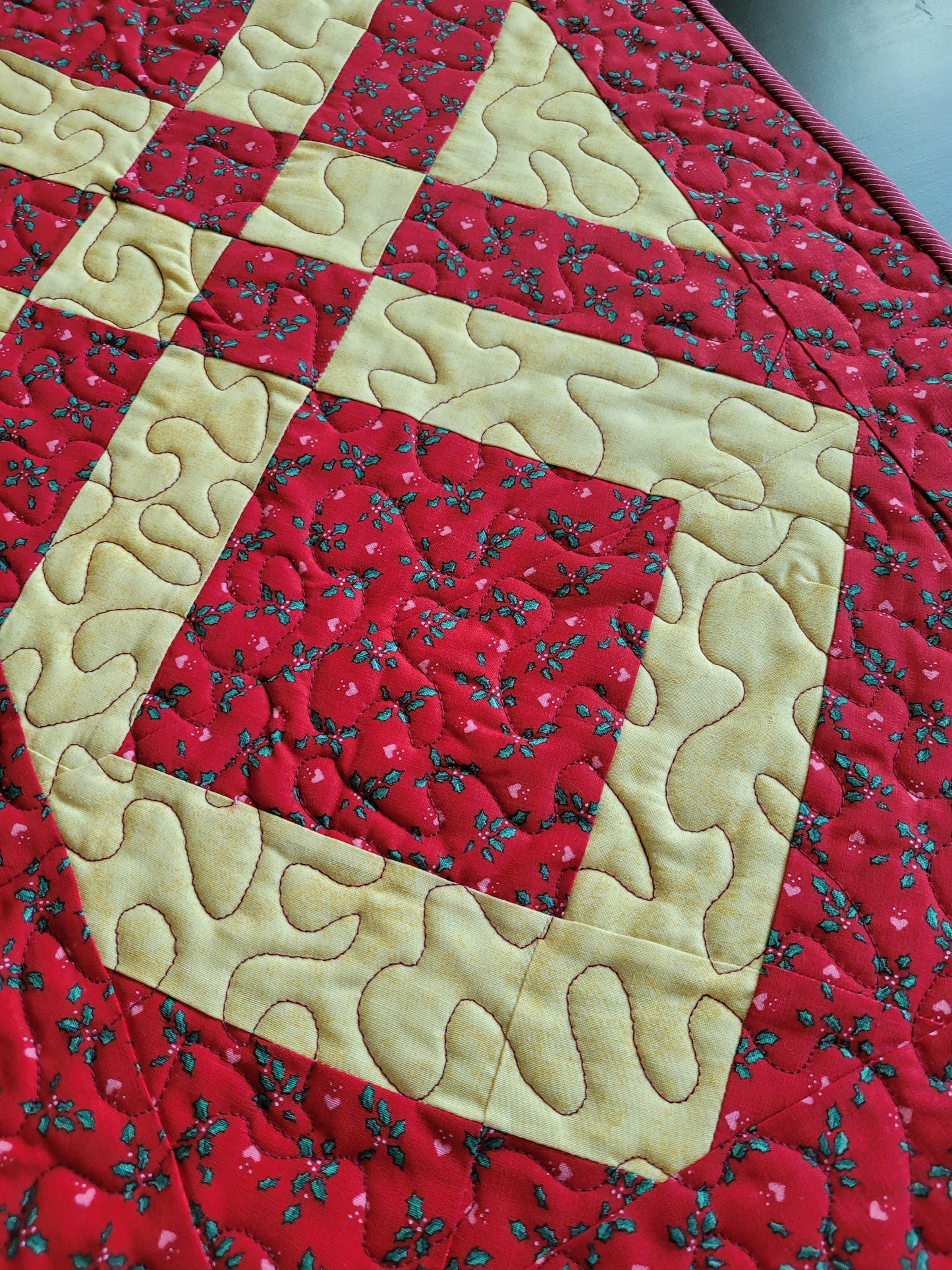 Handmade Christmas Table Runner