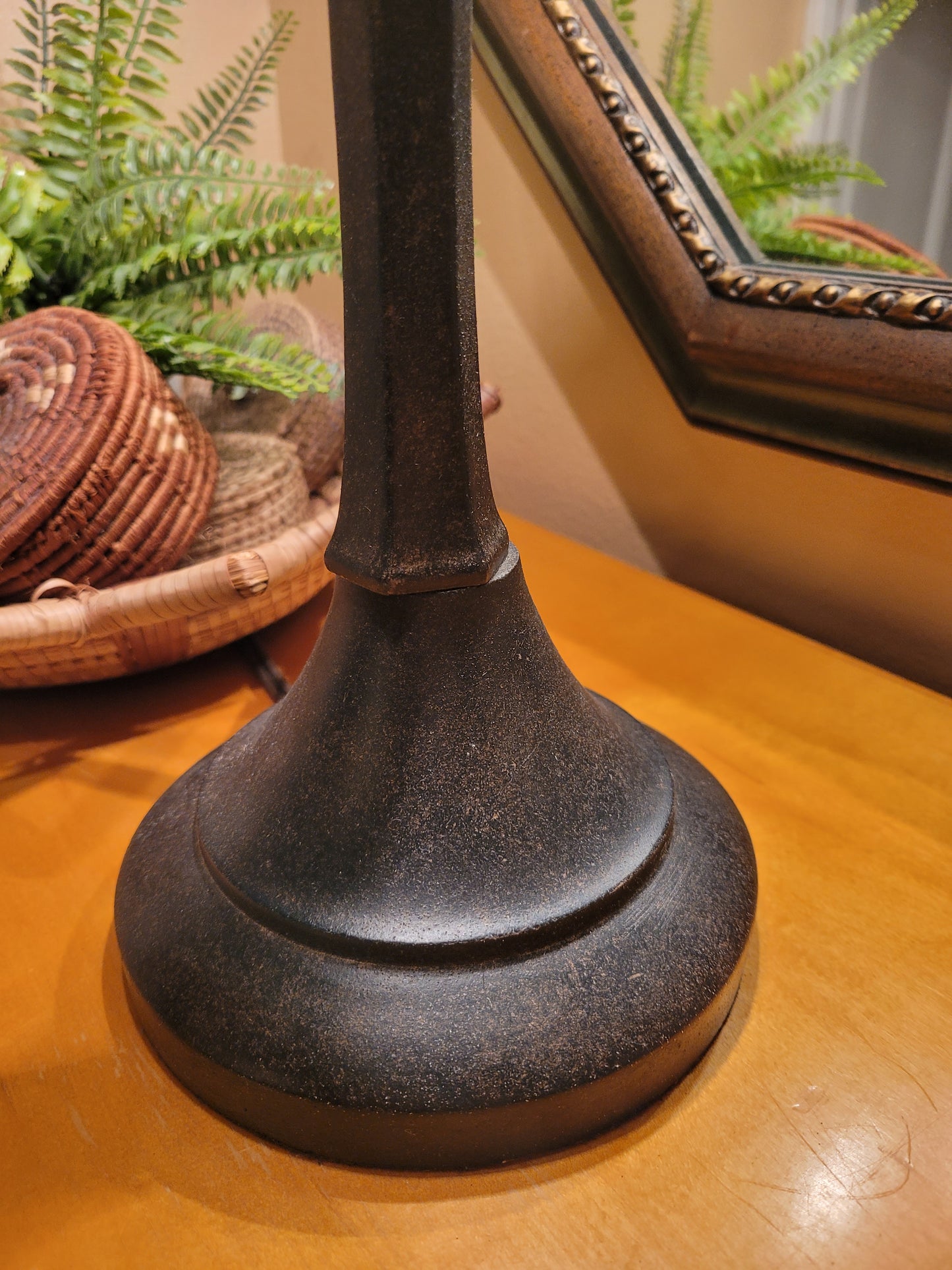 Vintage Stained Glass Lamp