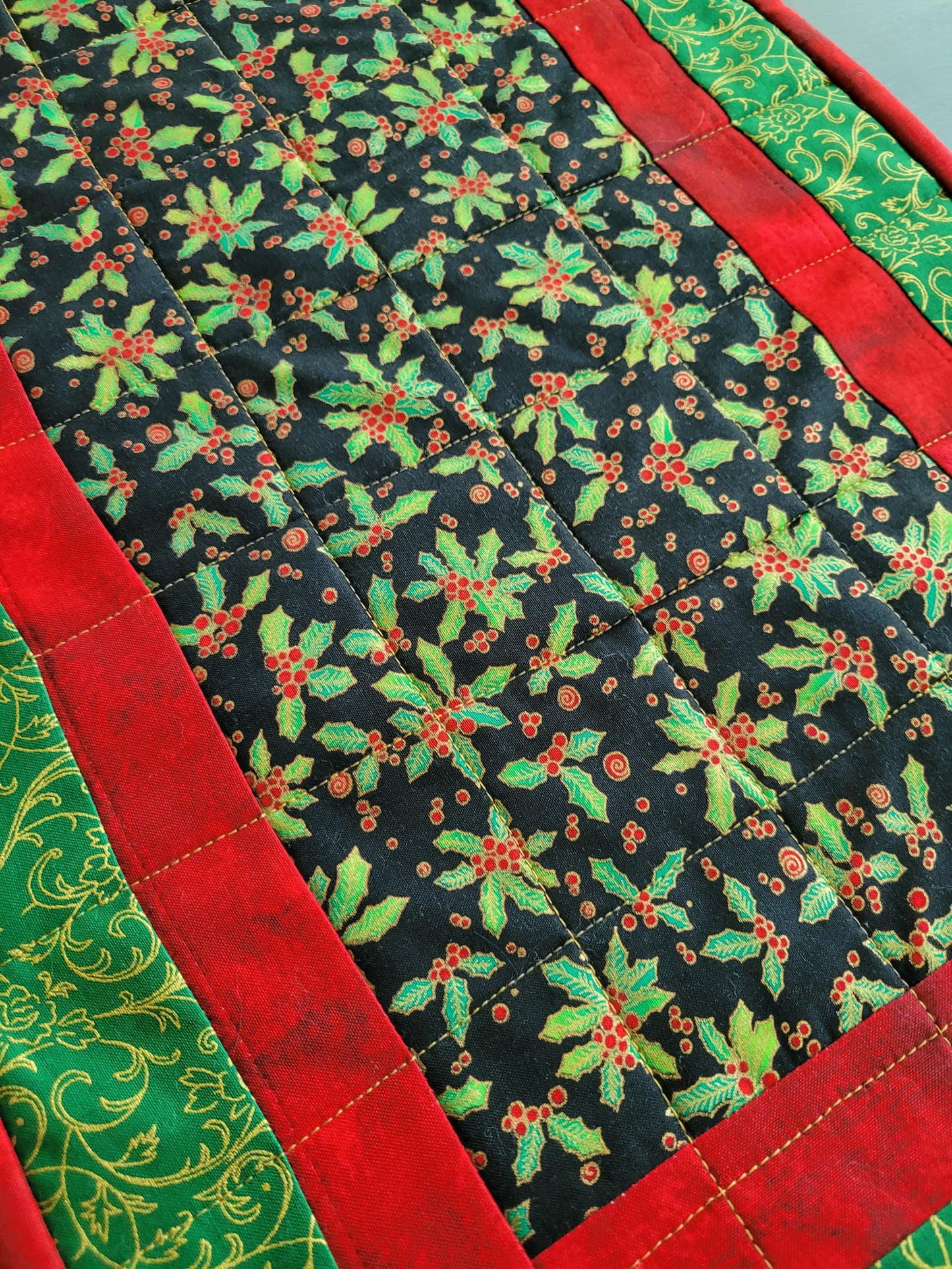 Handmade Christmas Table Runner