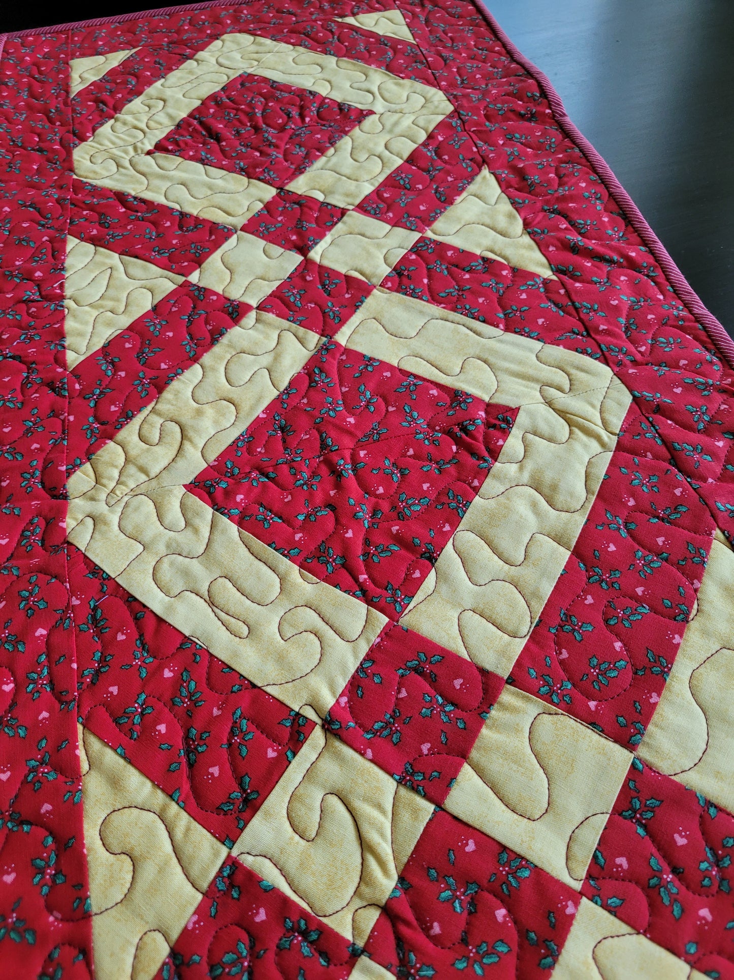 Handmade Christmas Table Runner