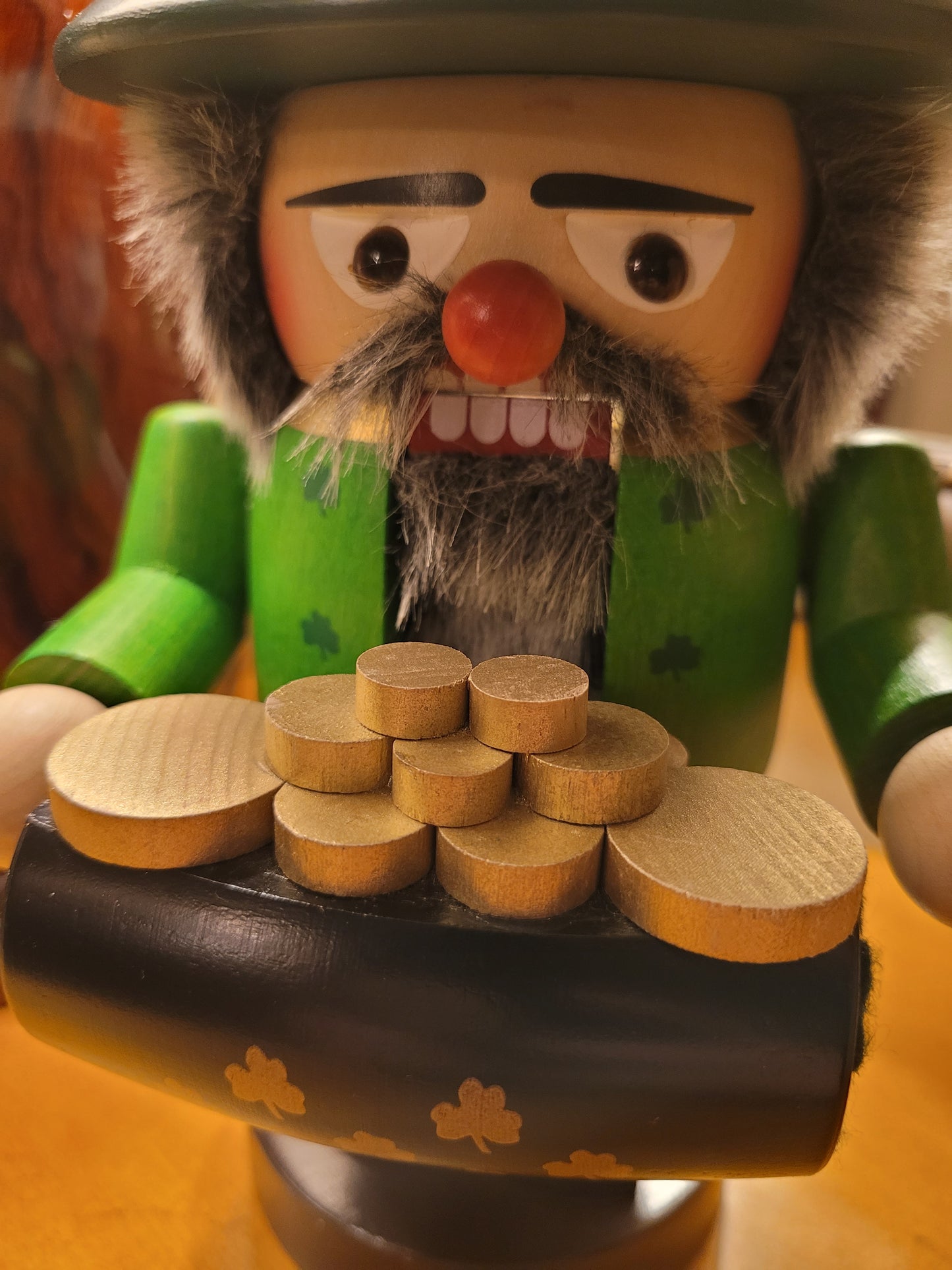 Vintage Steinbach Leprechaun Nutcracker