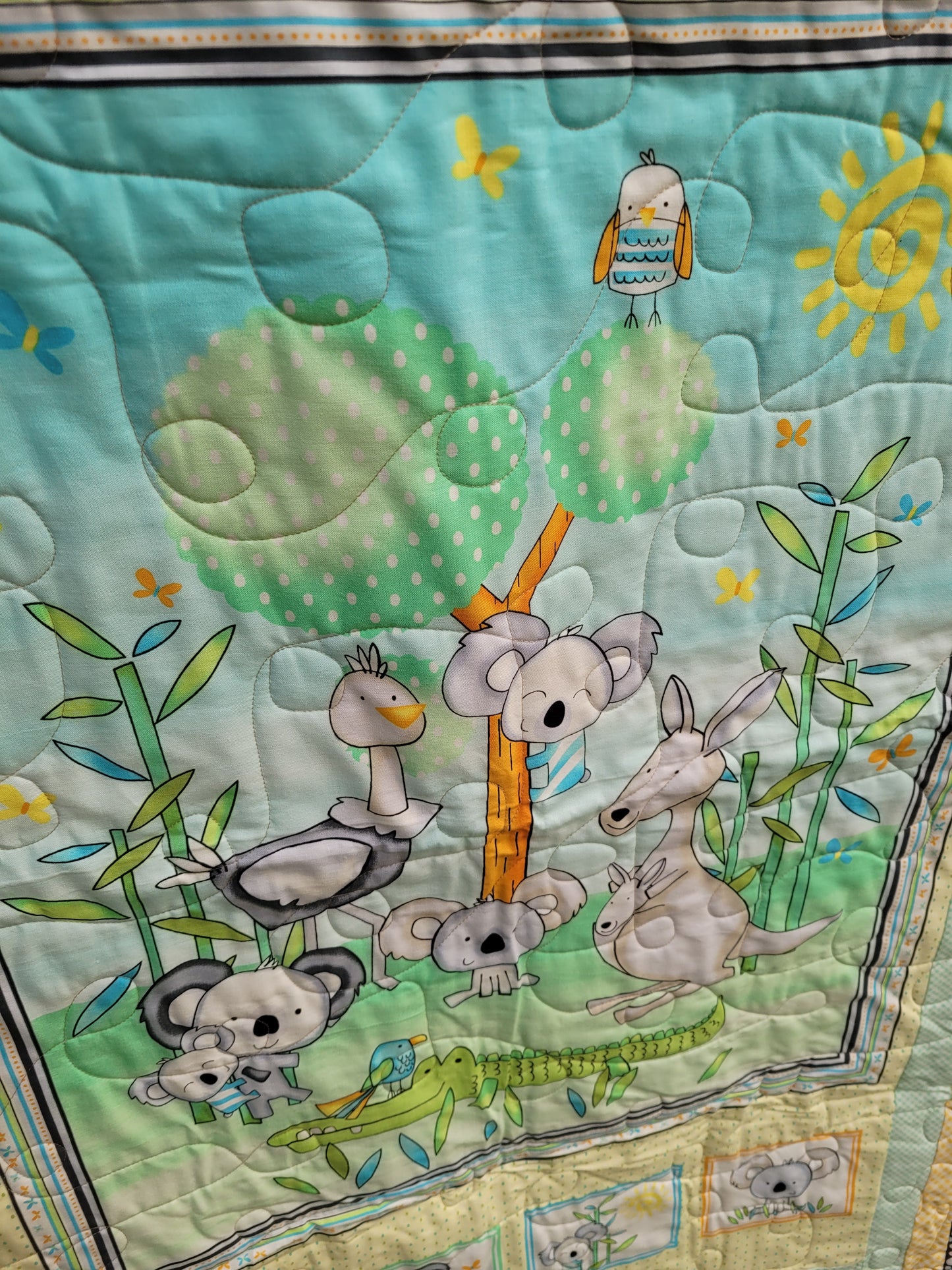 Handmade Koala Baby Quilt