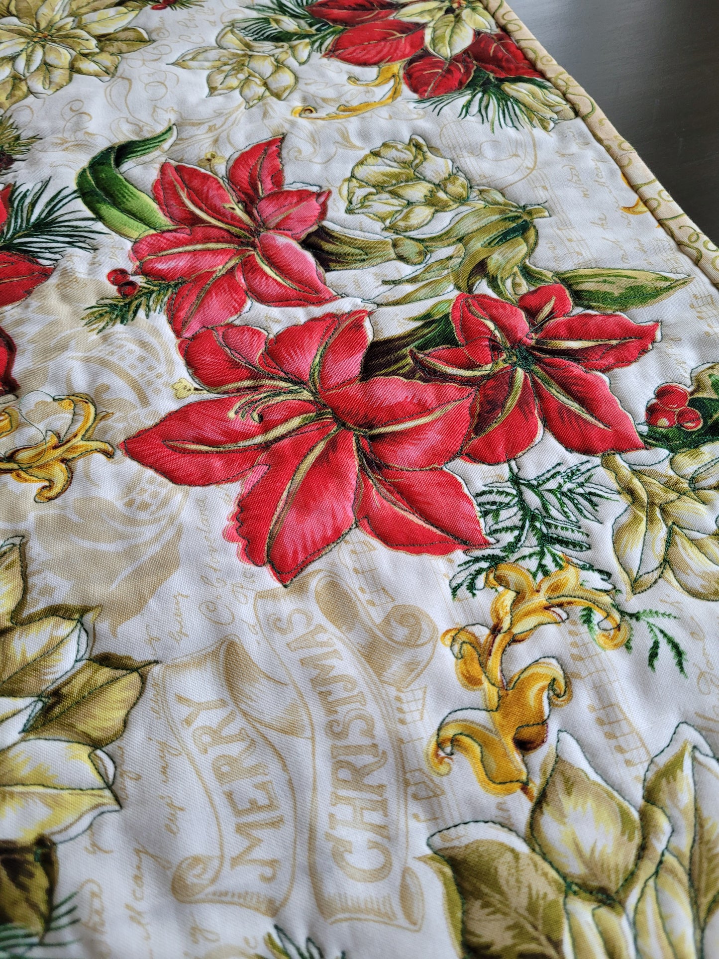 Handmade Christmas Table Runner