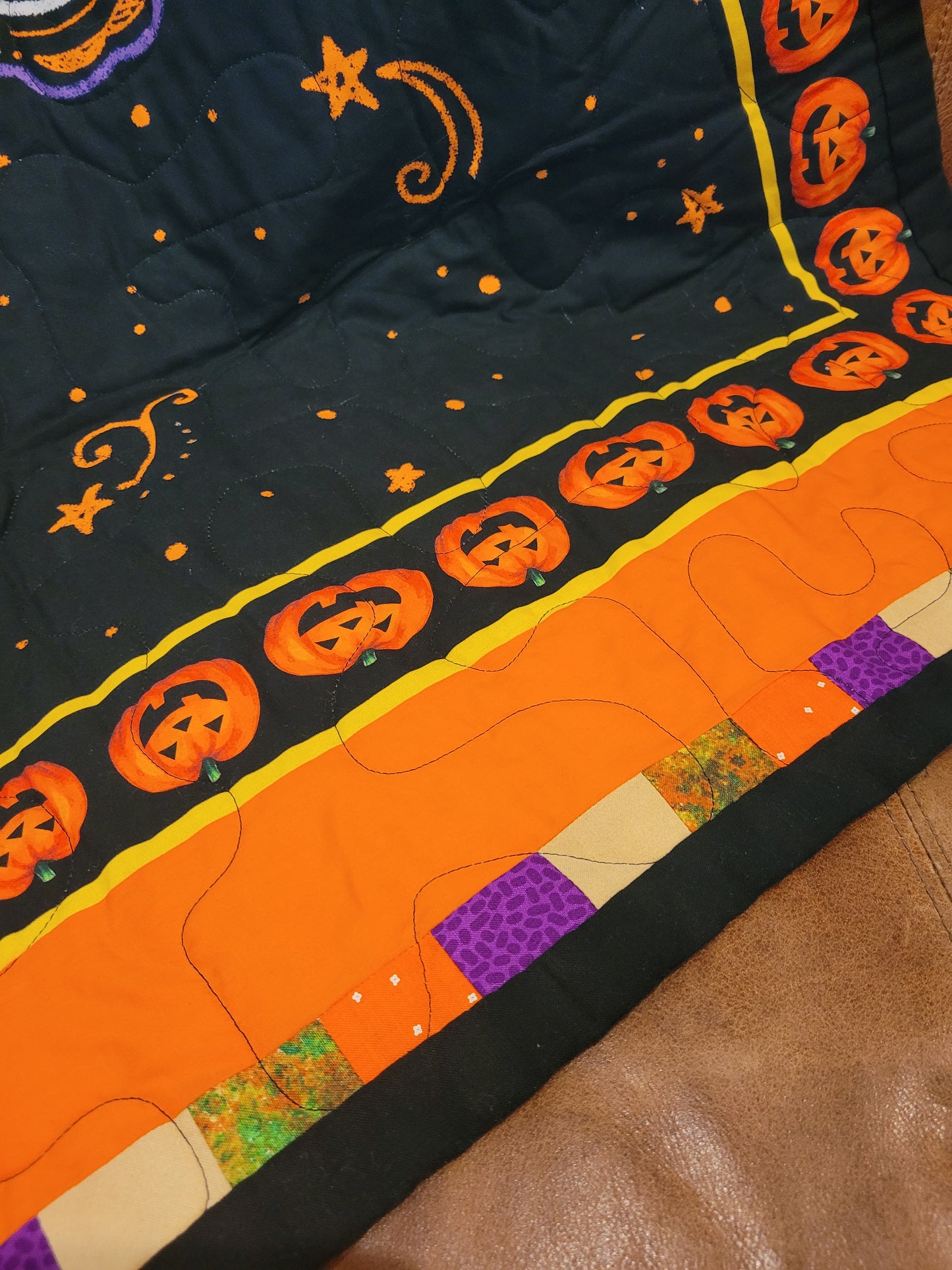 "Boo!" Quilted Sofa Throw