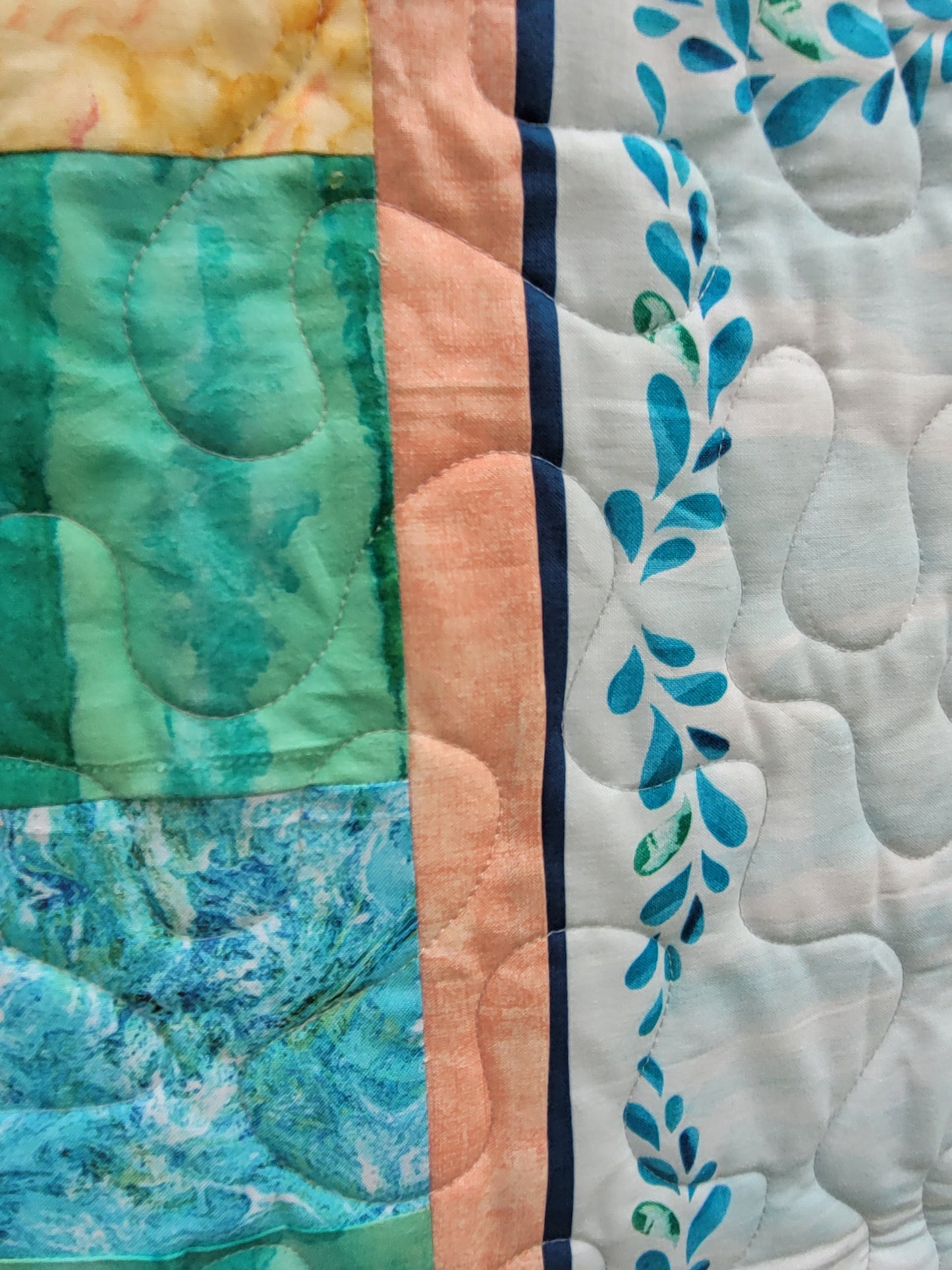 Whale Themed Baby Quilt