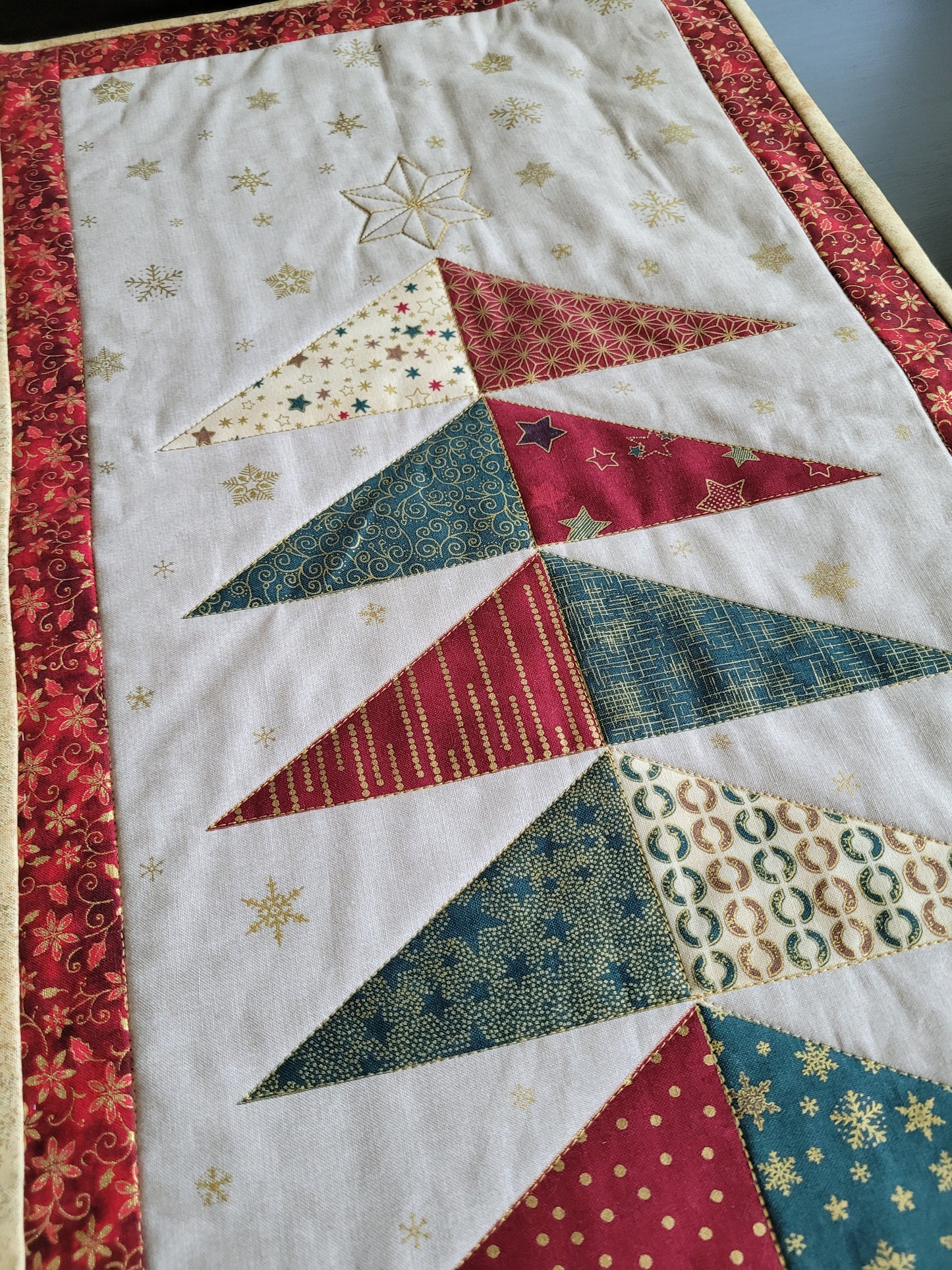 Handmade Christmas Table Runner