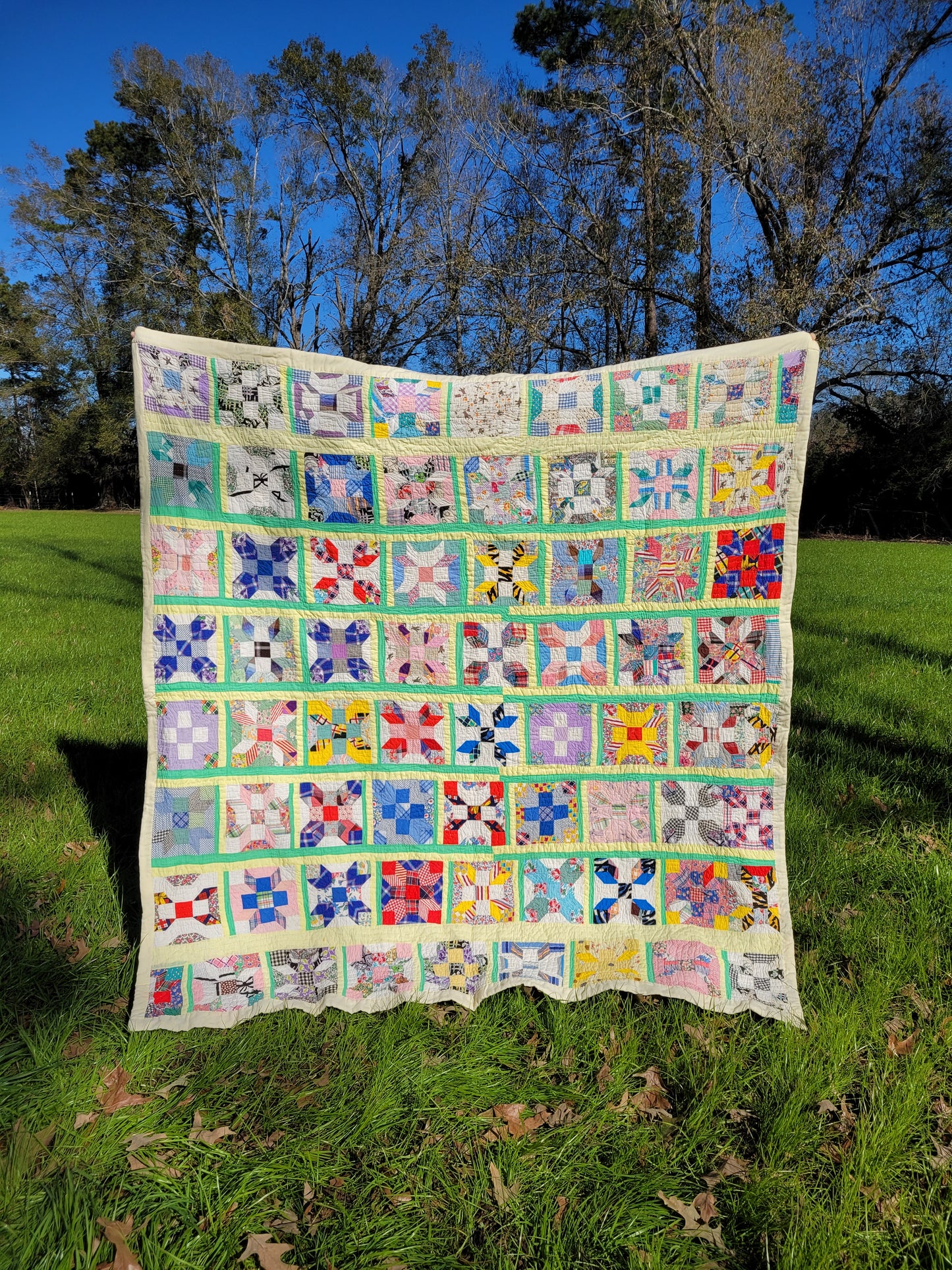 Vintage Hole in the Barn Quilt