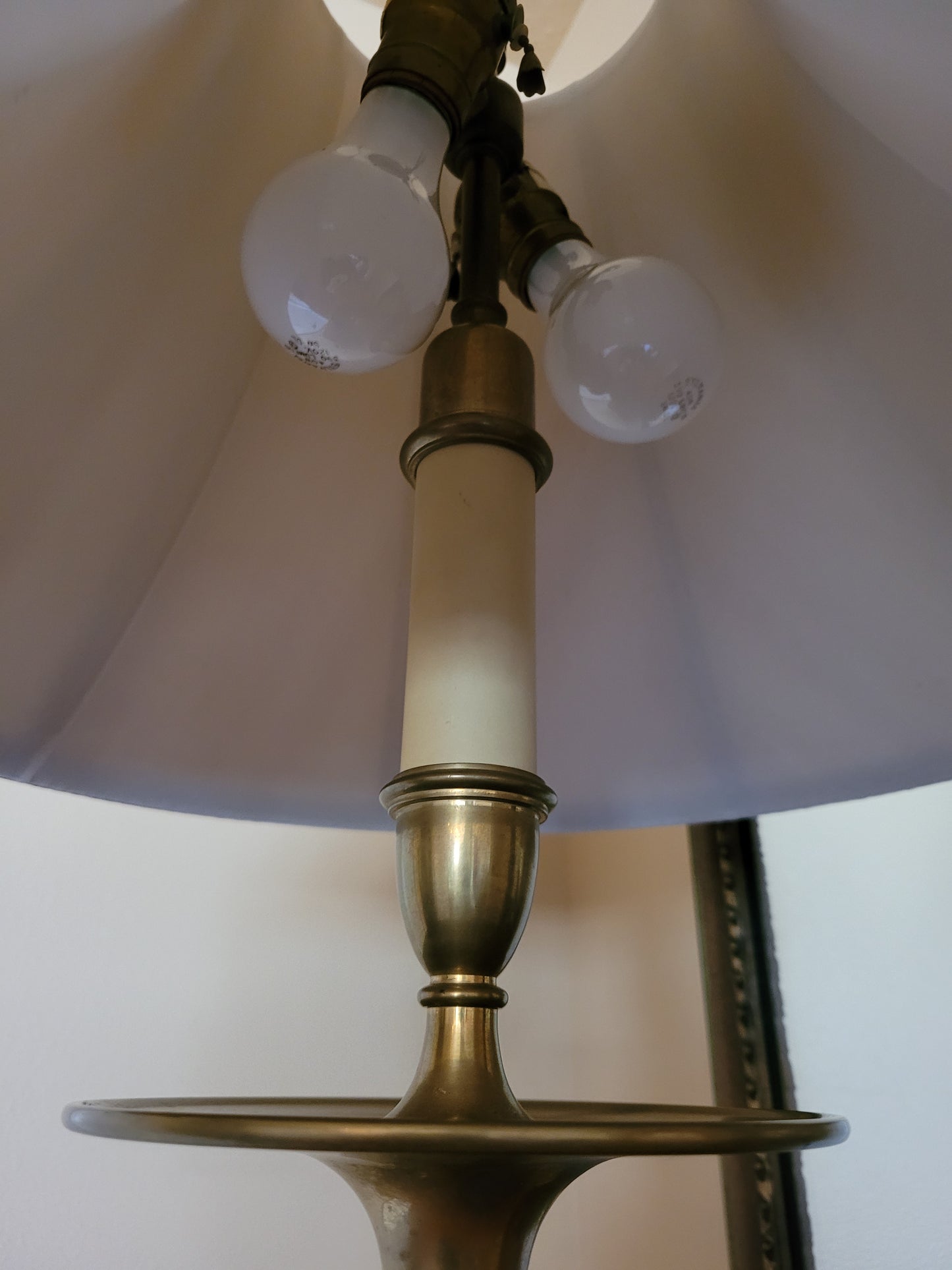 Antique Solid Brass Console Lamp