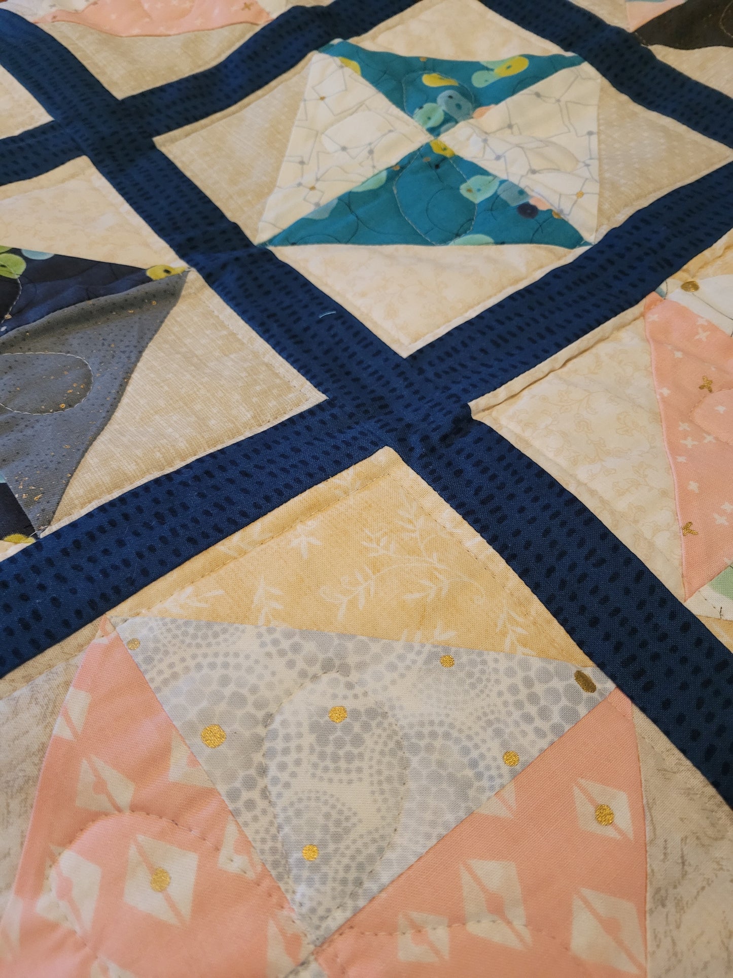 Handmade Quilted Dog Bed
