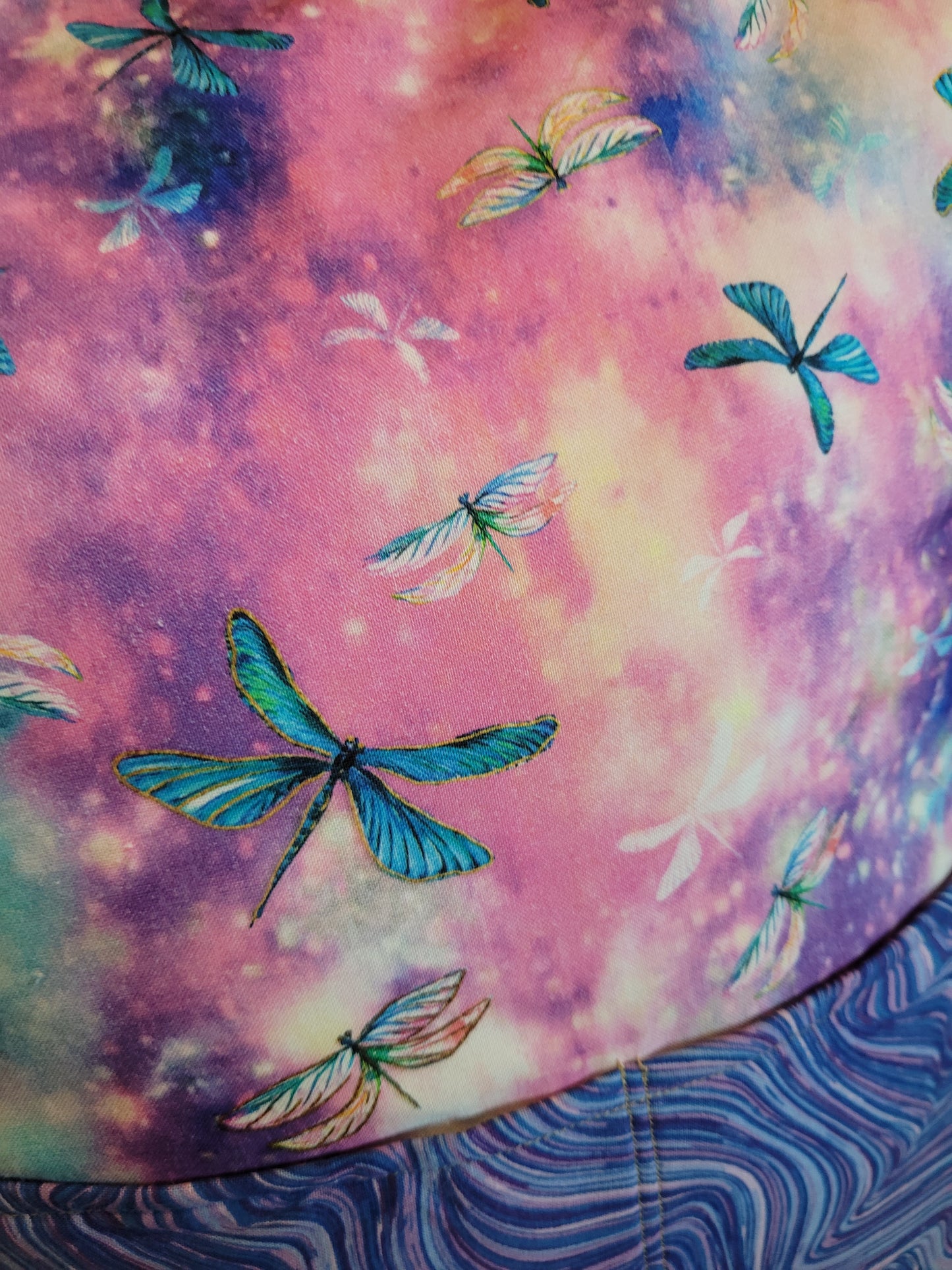 Pink Dragonflies Reading Pocket Pillow