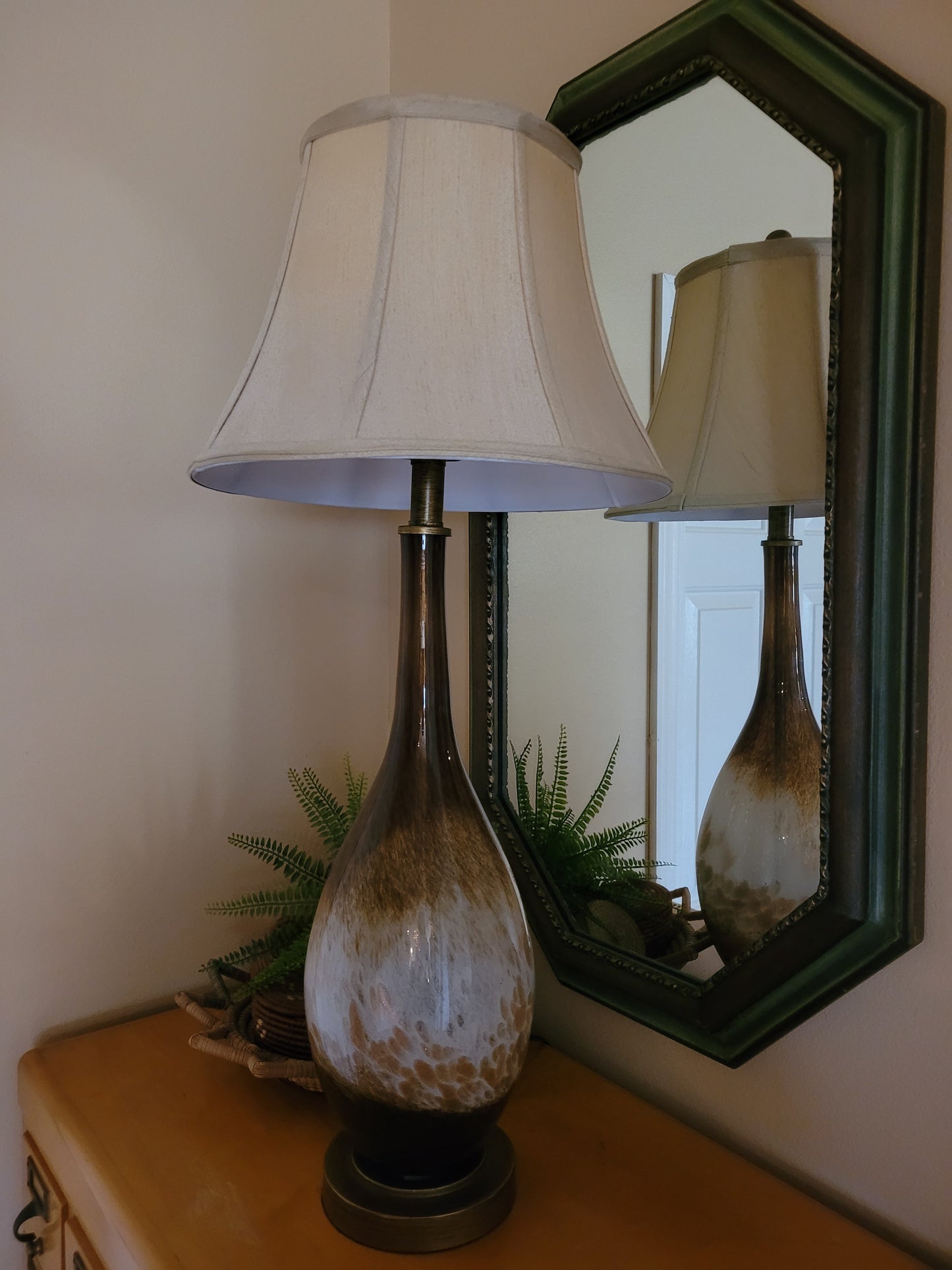 Vintage Blown Glass Lamp