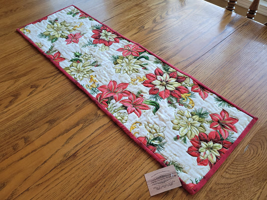 Poinsettia Table Runner