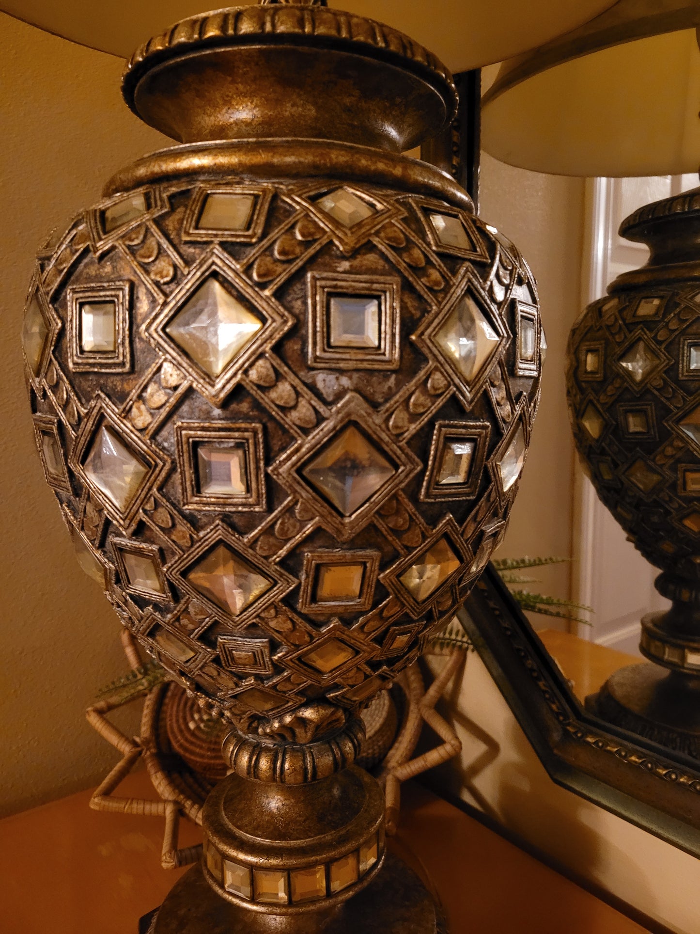 Vintage Dreaming Diamonds Lamp by Design Nashville