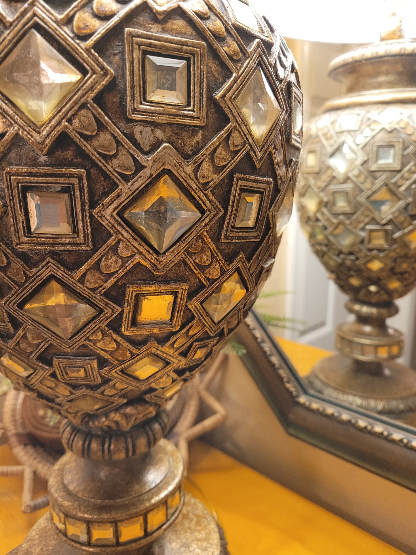 Vintage Dreaming Diamonds Lamp by Design Nashville