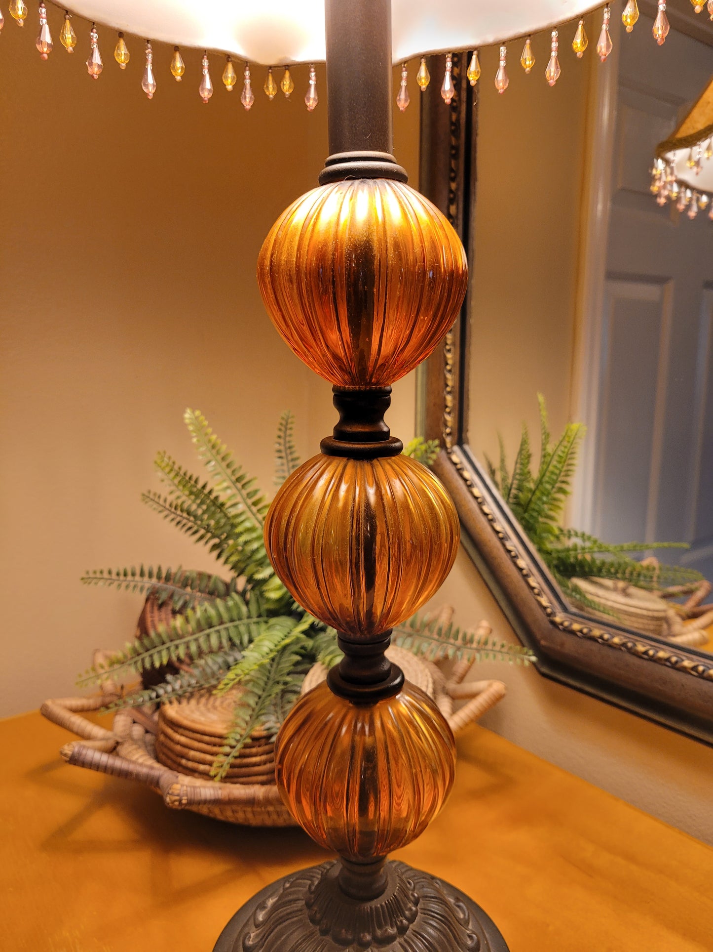 Vintage Candlestick Lamp