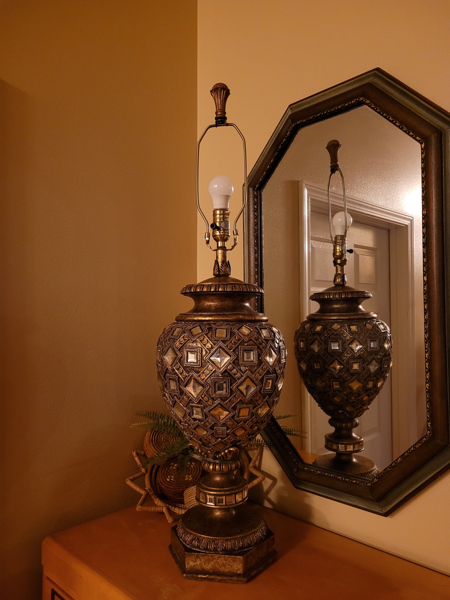 Vintage Dreaming Diamonds Lamp by Design Nashville