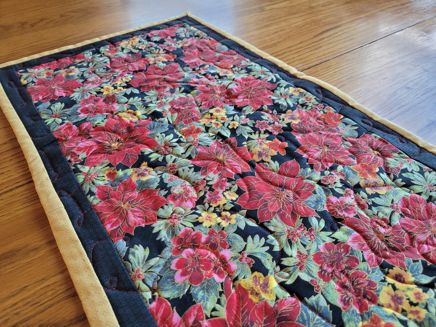 Poinsettia Table Runner