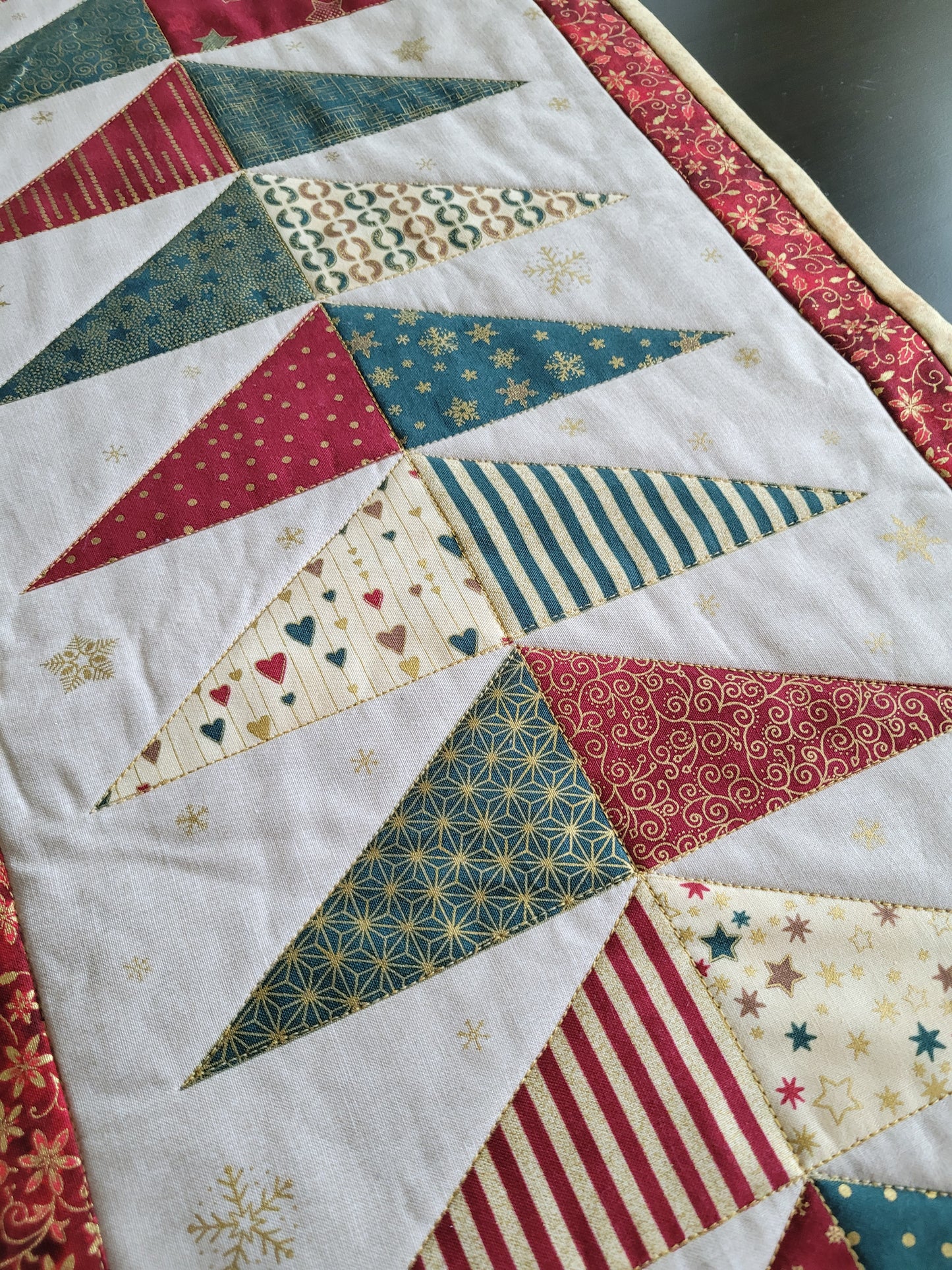 Handmade Christmas Table Runner
