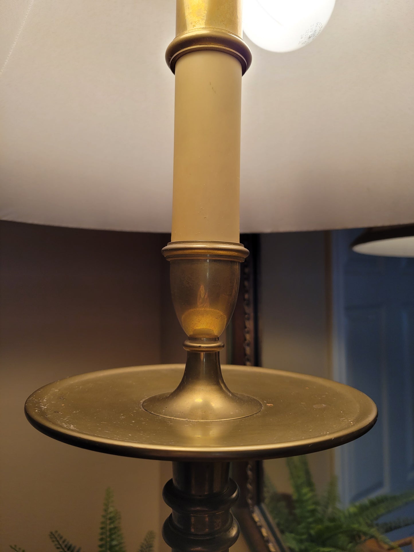 Antique Solid Brass Console Lamp