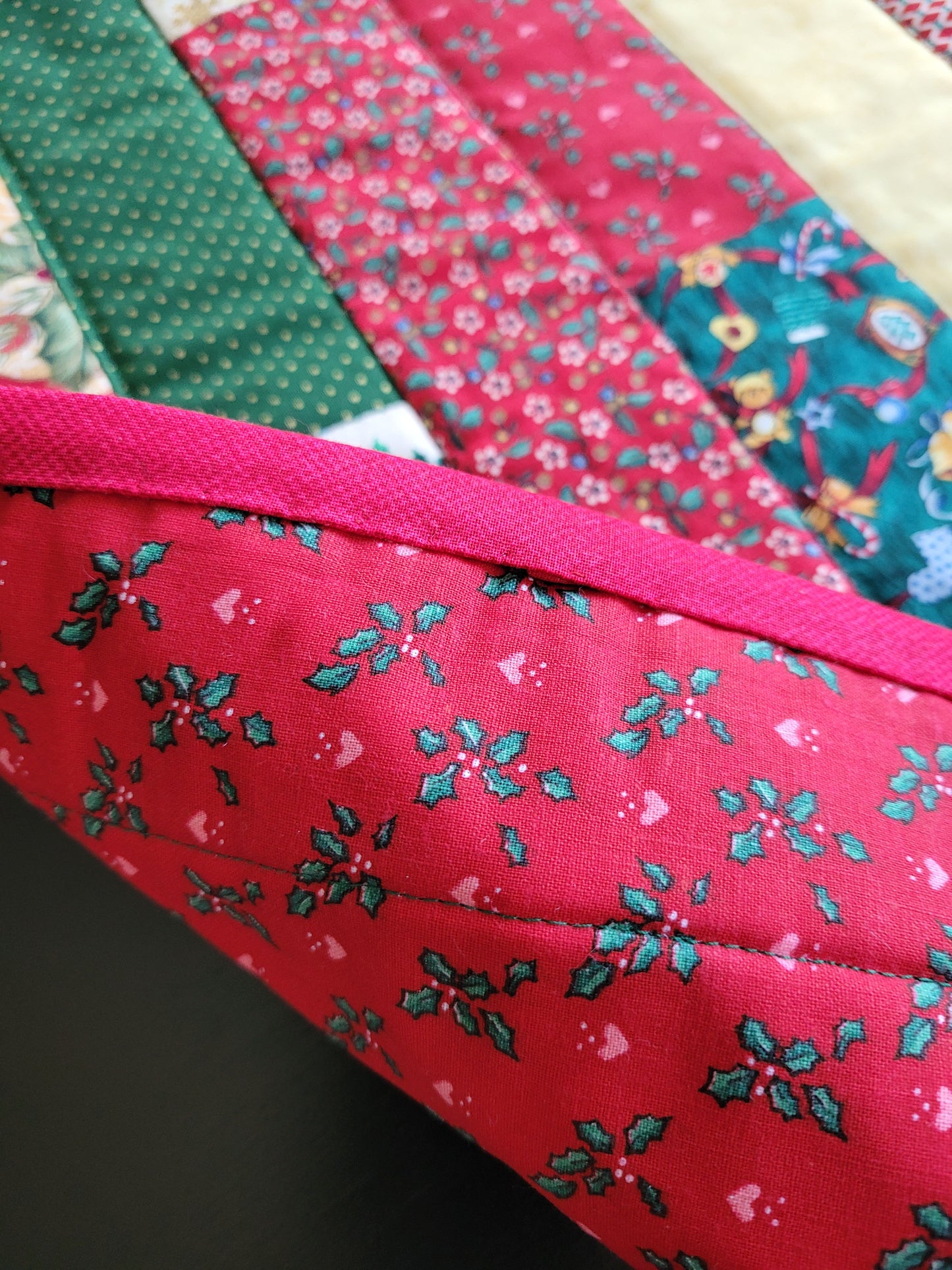 Handmade Christmas Patchwork Table Runner