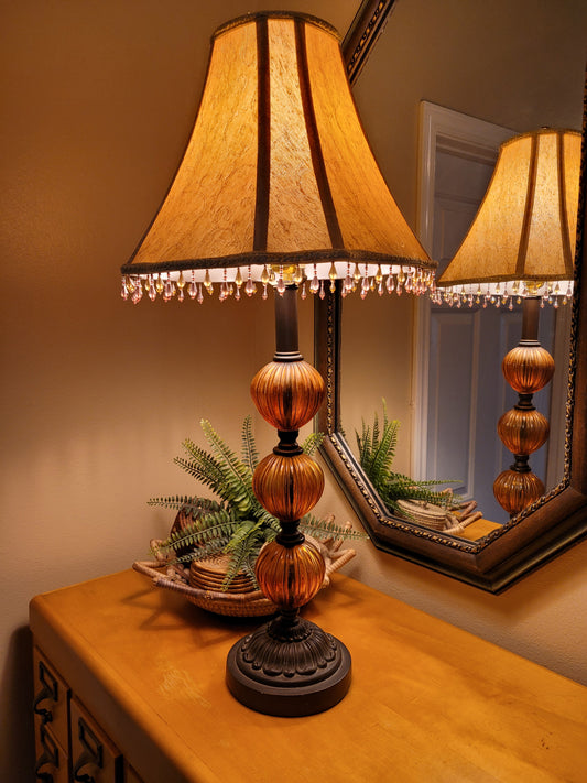 Vintage Candlestick Lamp