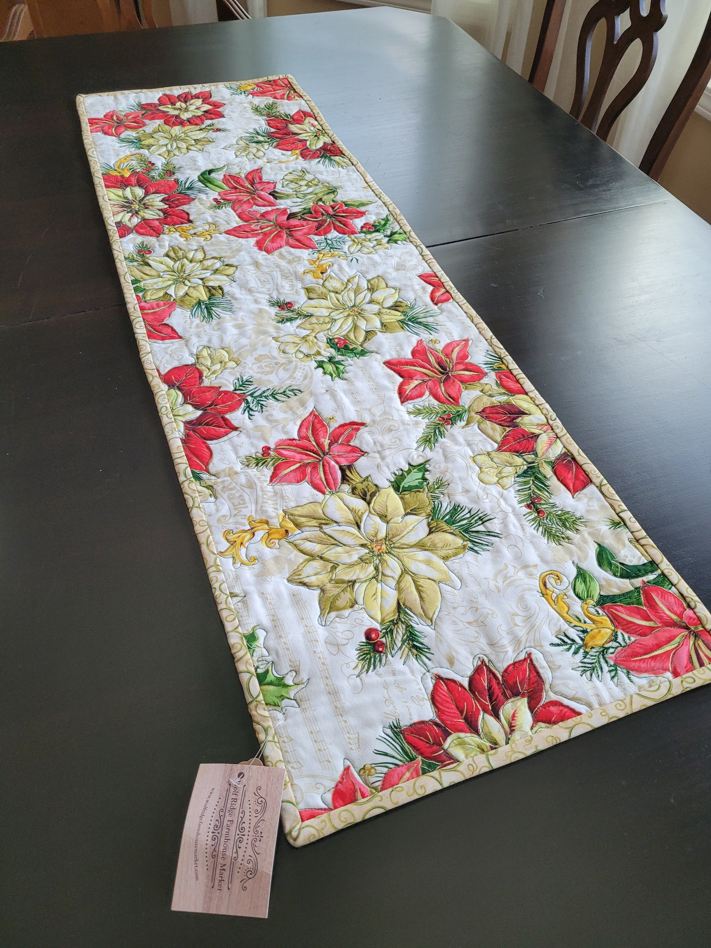 Handmade Christmas Table Runner