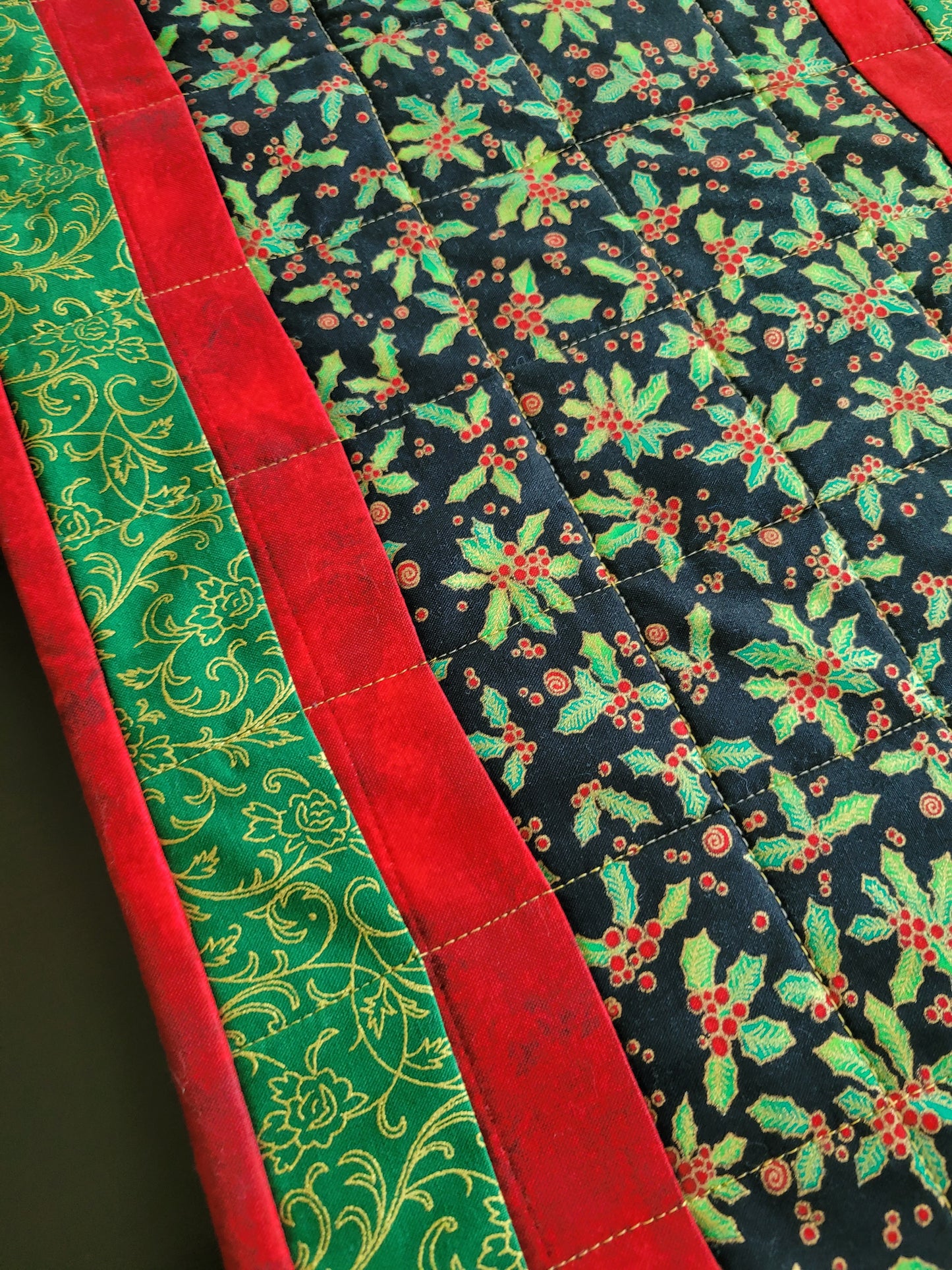 Handmade Christmas Table Runner