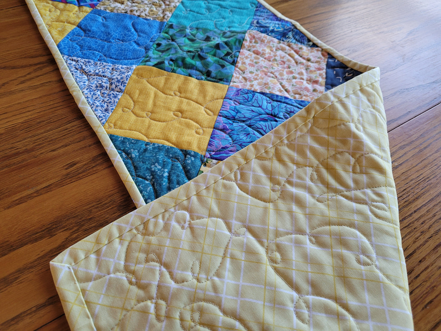 Spring Patchwork Table Runner