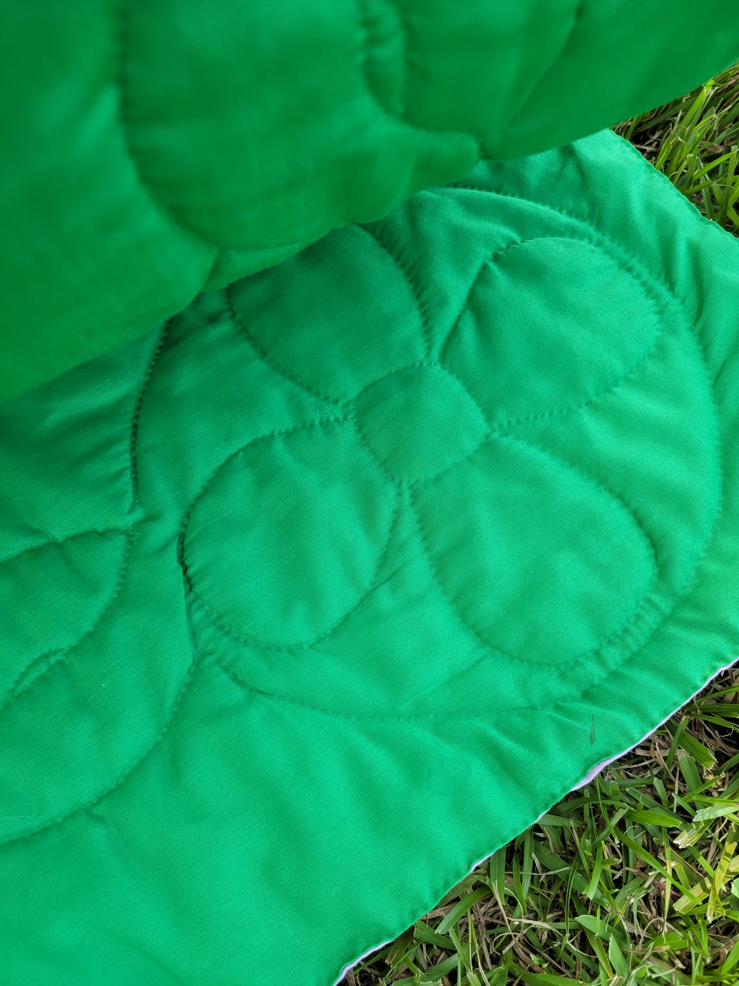 Antique Hand-Quilted Floral Applique Quilt