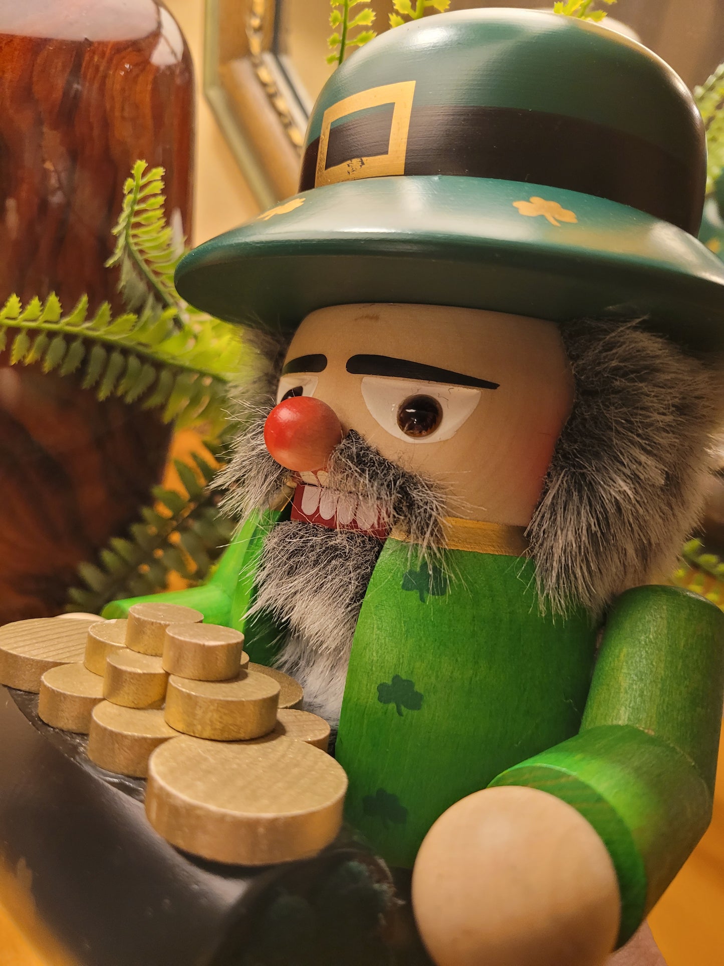Vintage Steinbach Leprechaun Nutcracker