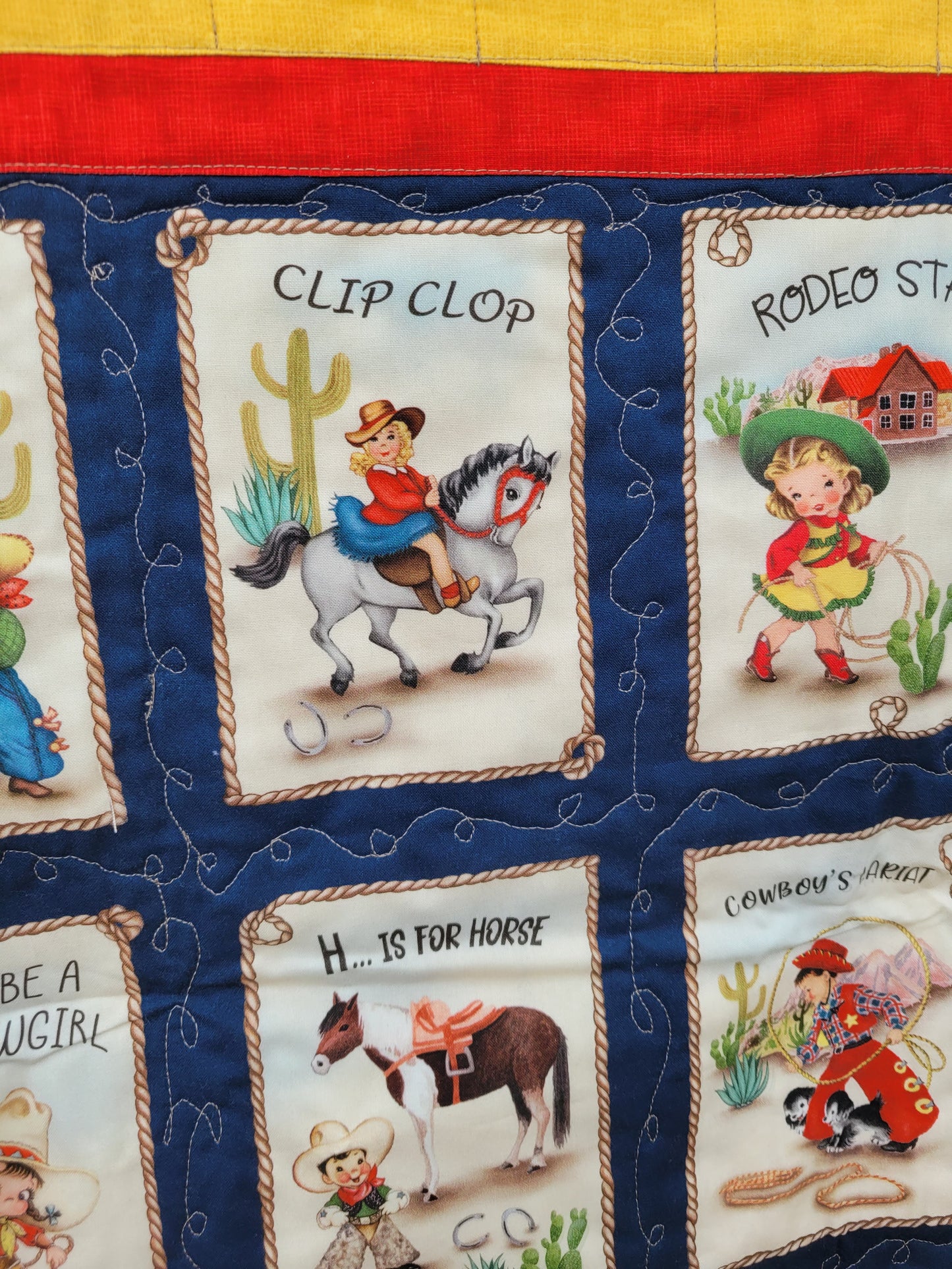 Little Cowboy Baby Quilt