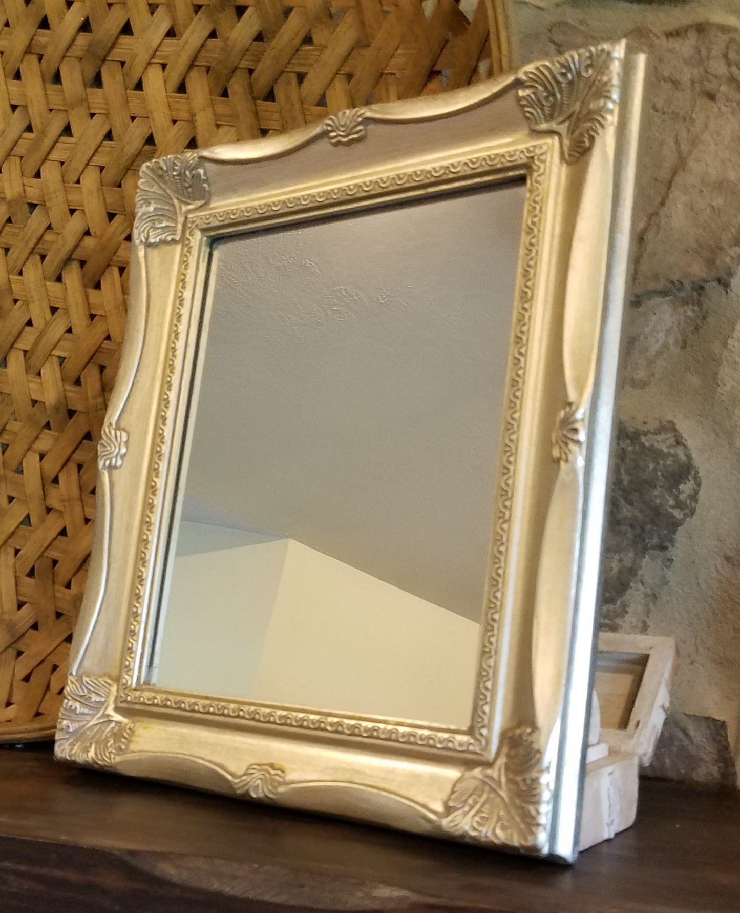 Ornate Gold-Framed Mirror