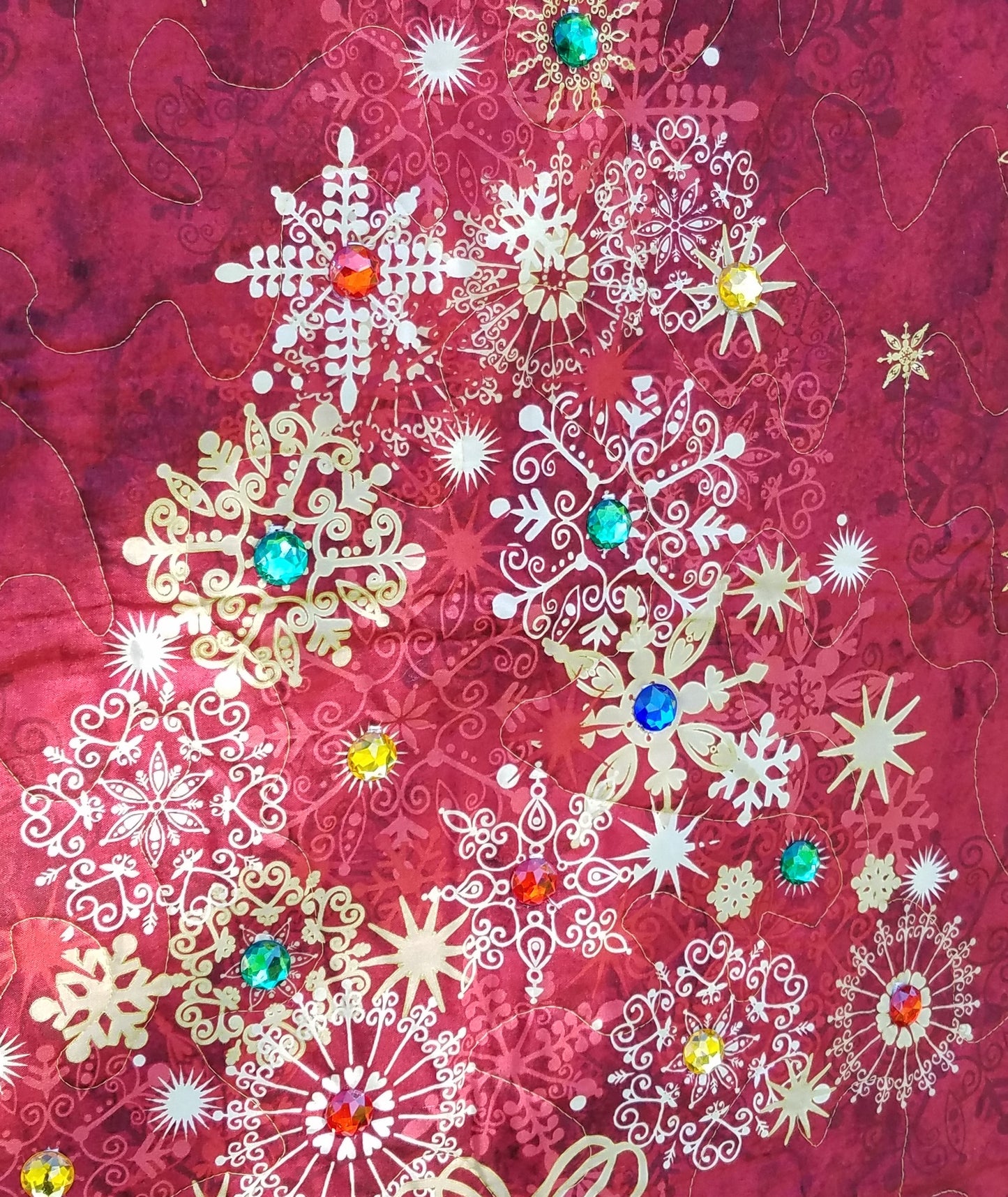 New! Jeweled Christmas Wall Hanging