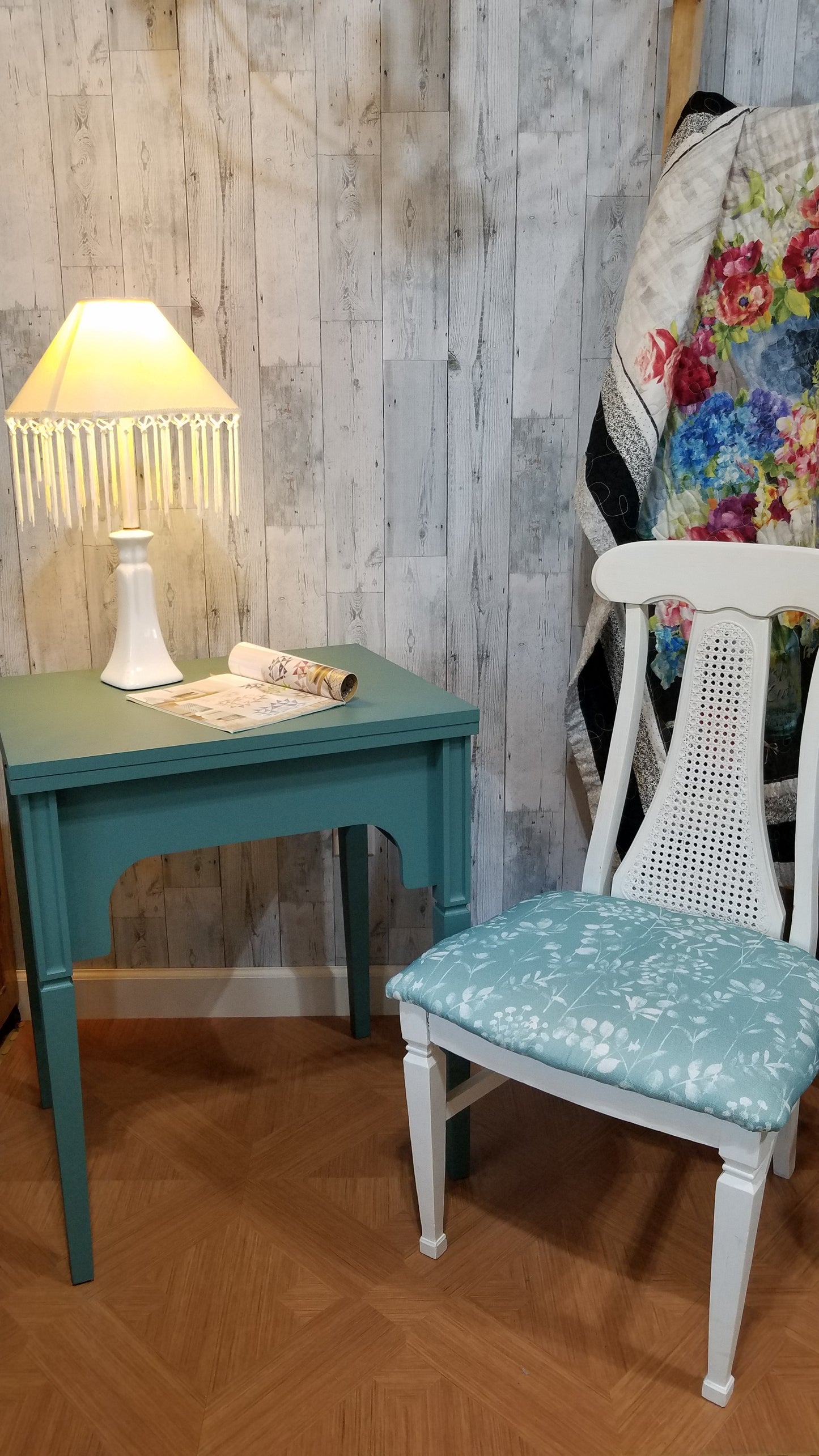 Vintage Writing Desk & Chair Set