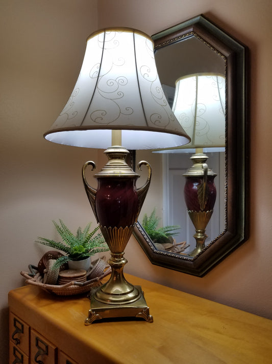 Vintage Brass Lamp