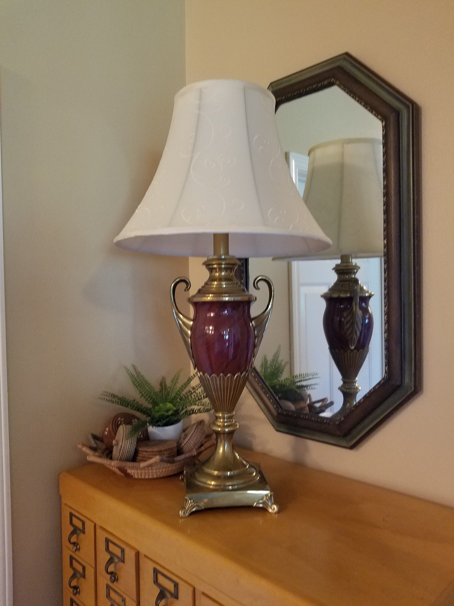 Vintage Brass Lamp