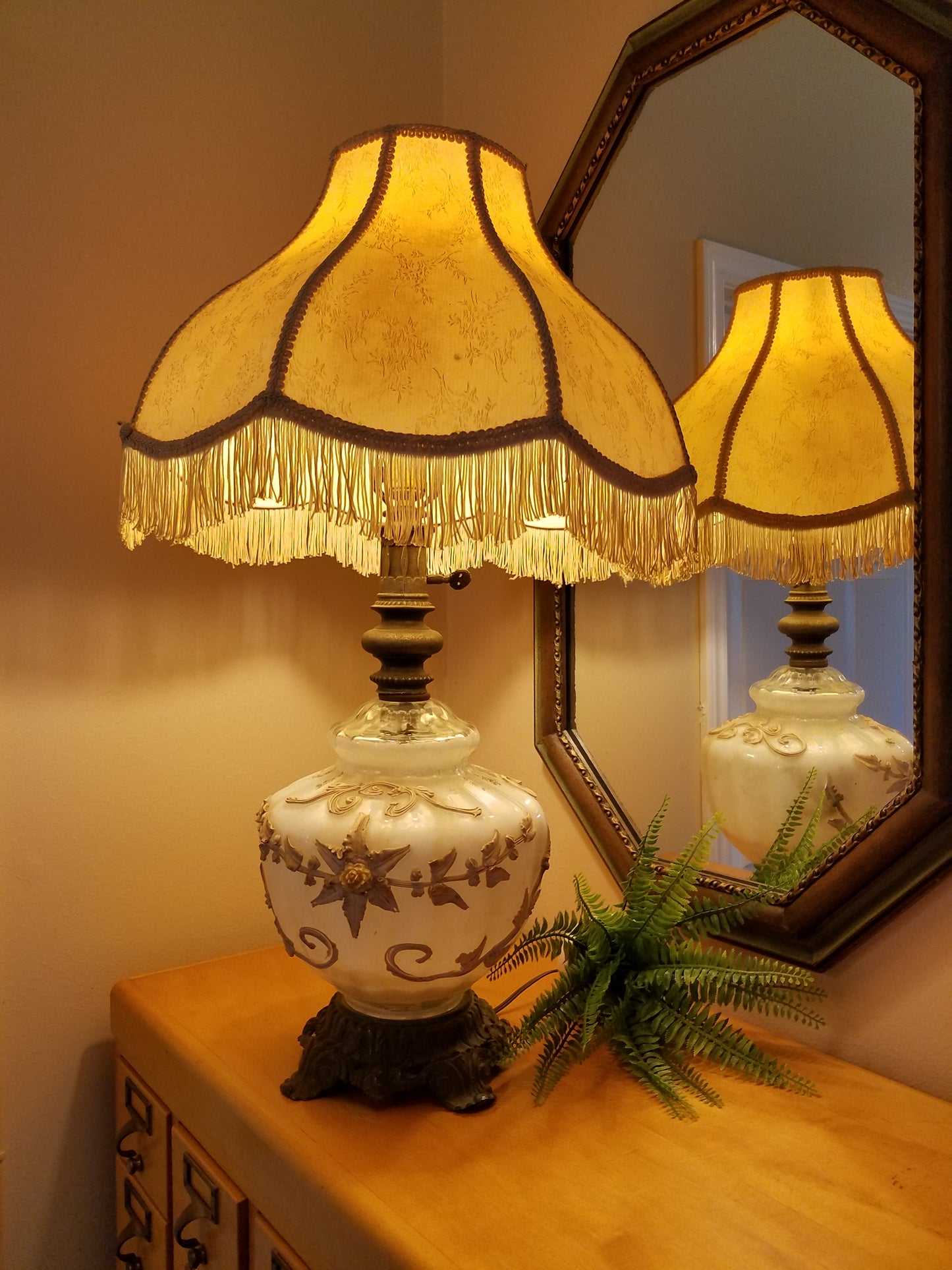 Vintage Glass Lamp