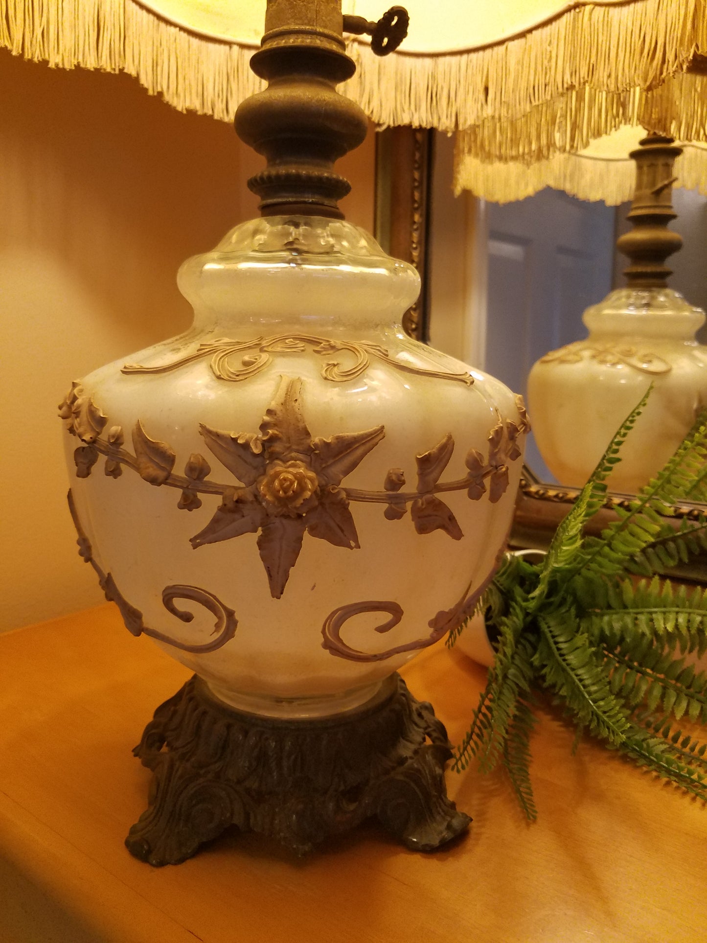 Vintage Glass Lamp