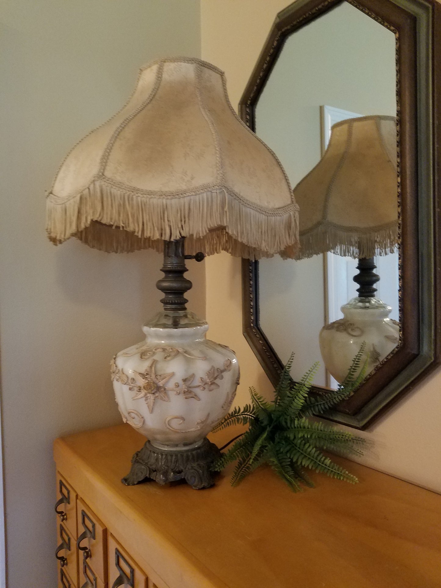 Vintage Glass Lamp