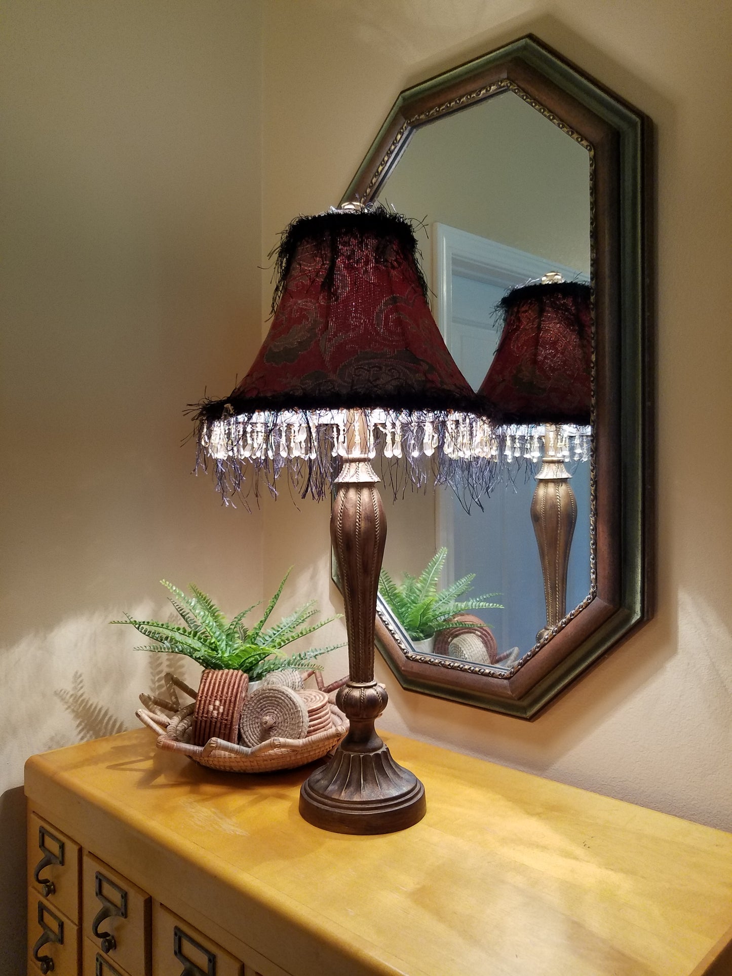 Vintage Cast Pedastal Lamp