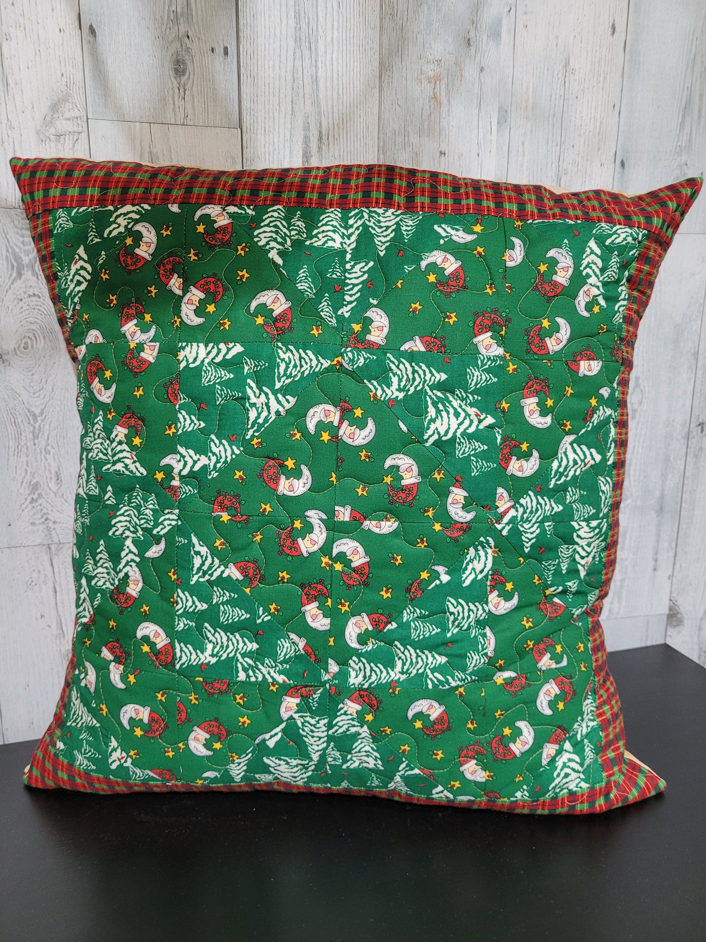 Santa Patchwork Pillow