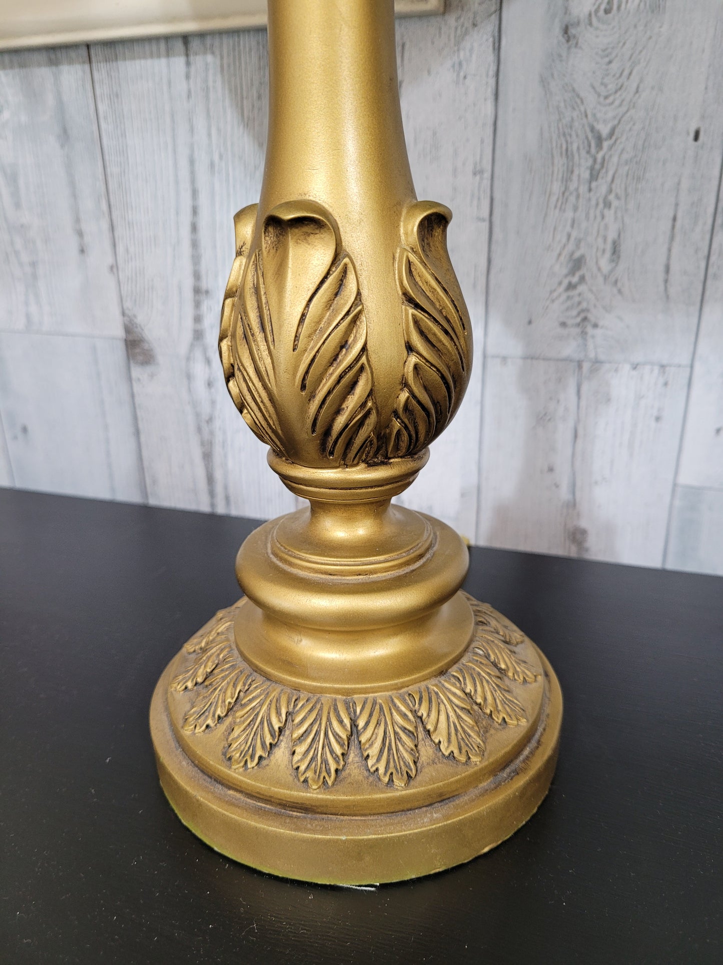 Golden Pedestal Lamp