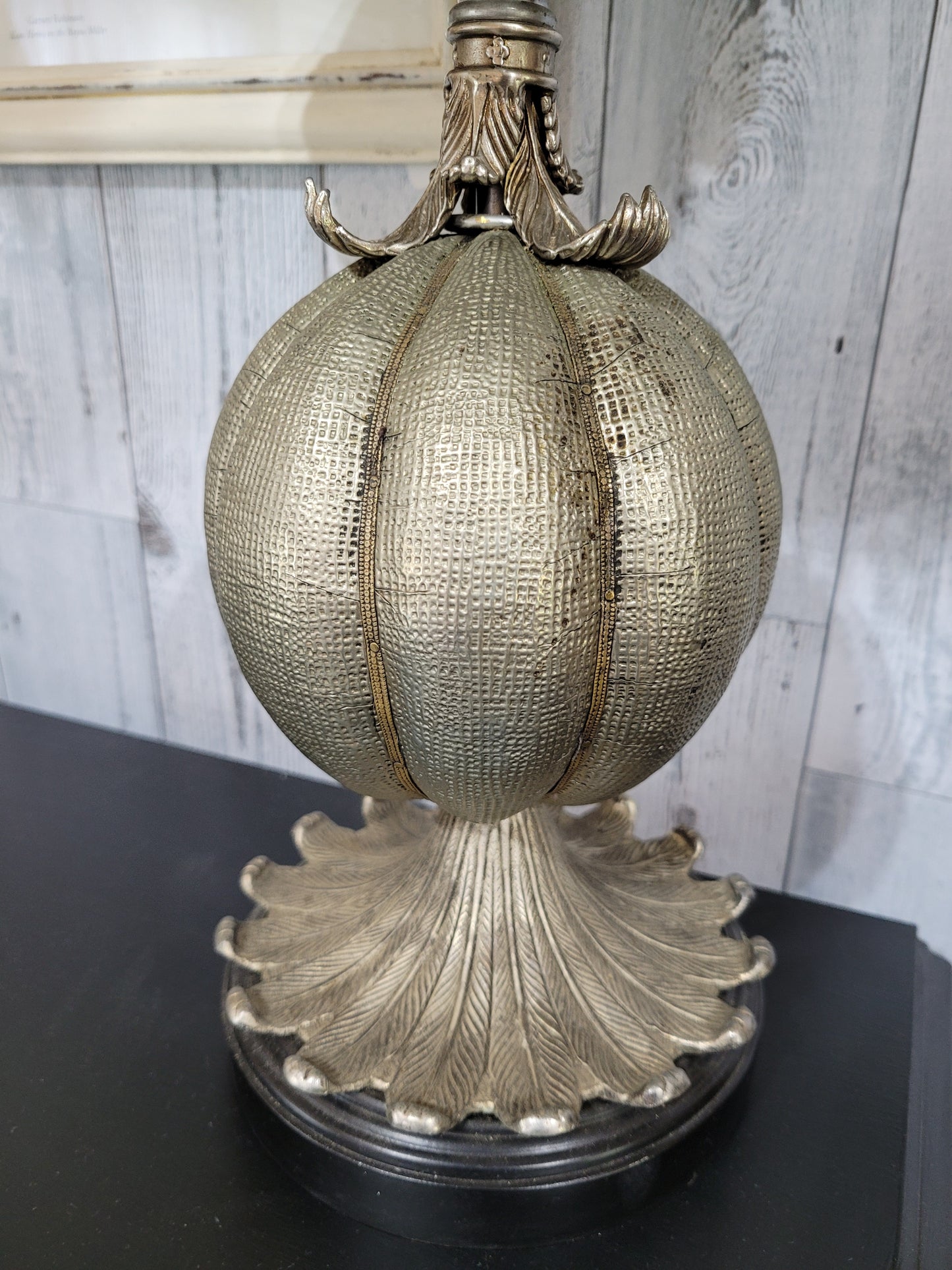 Pewter Table Lamp