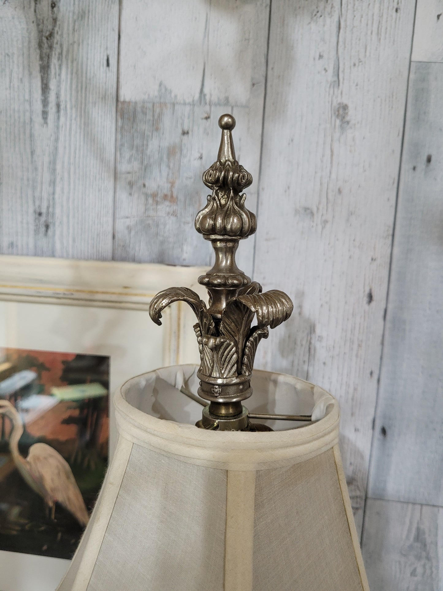 Pewter Table Lamp